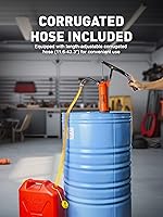 Vista 5 de SMART JERRY - Bomba de tambor de 55 galones Bomba de barril de lluvia manual resistente para agua, DEF y líquidos corrosivos Diseño de acción
