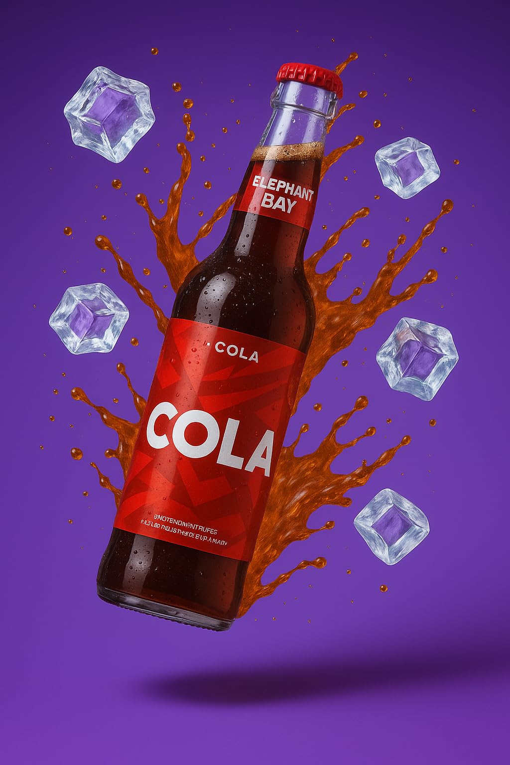 Elephant Bay Cola – 20 x 0,33L Glasflaschen | Premium Koffein-Cola im praktischen Vorratspack inkl. Pfand MEHRWEG