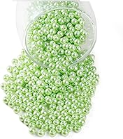 Vista 16 de YouLuo 200 cuentas de perlas de vidrio redondas checas pequeñas de satén checo con brillo espaciador cuentas sueltas para hacer joyas, manualidades