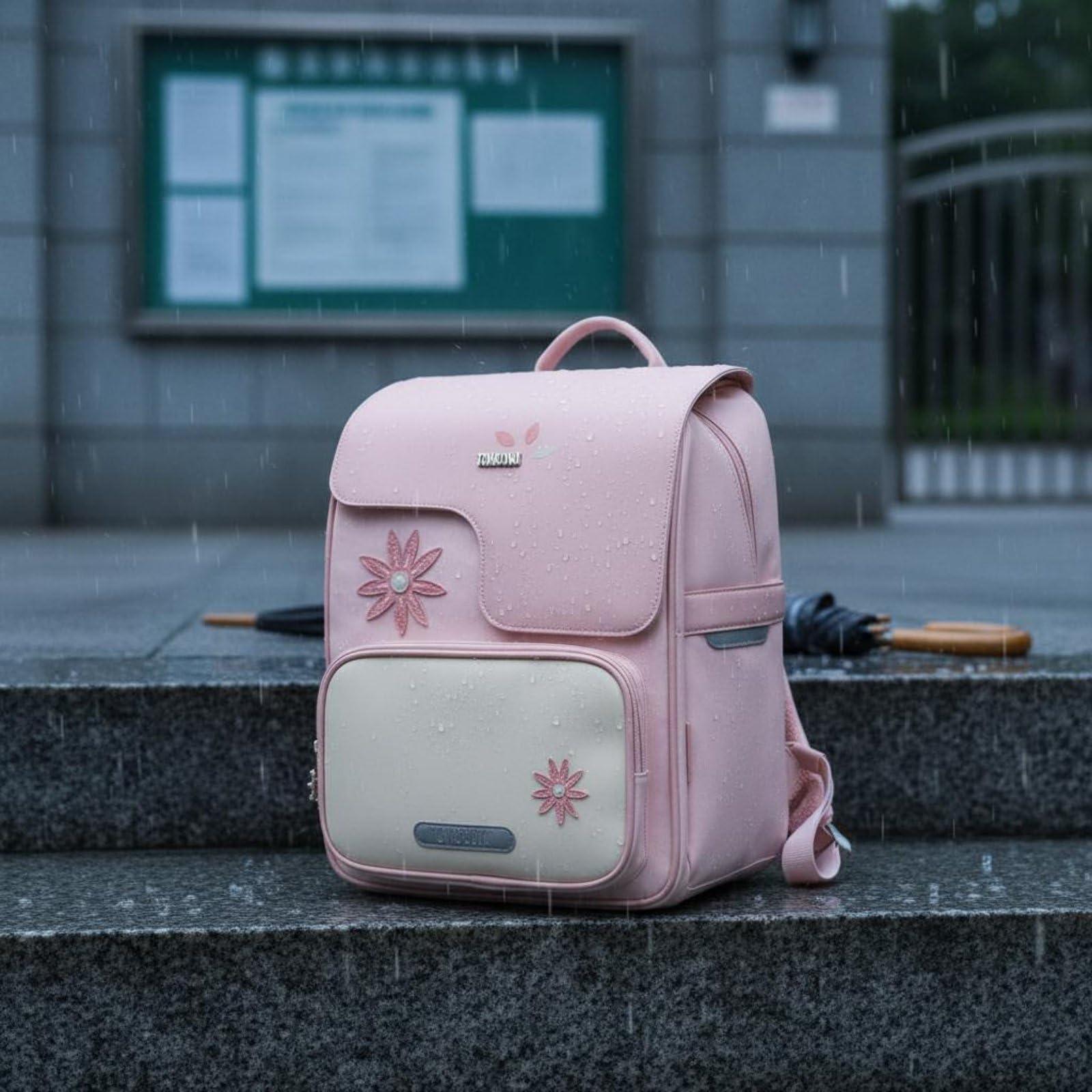 Zaino Scolastico Bambini Zainetto Scuola Zaino Studente Cartella Ragazzi con Design Leggero Riduci Carico E Grande Capacità in Microfibra Nylon, Array, Nero E Marrone