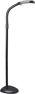 Verilux SmartLight Full Spectrum LED Modern Floor Lamp with Adjustable B...