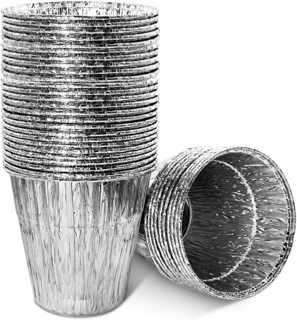 Grease Bucket Liners for Traeger Timberline, Pellet, Woodridge, Ironwood, Drip Bucket Liner Replacement for BAC608, Traeger Accessories Drip Tray Liners 6.3” x 6.0”, 35Pack