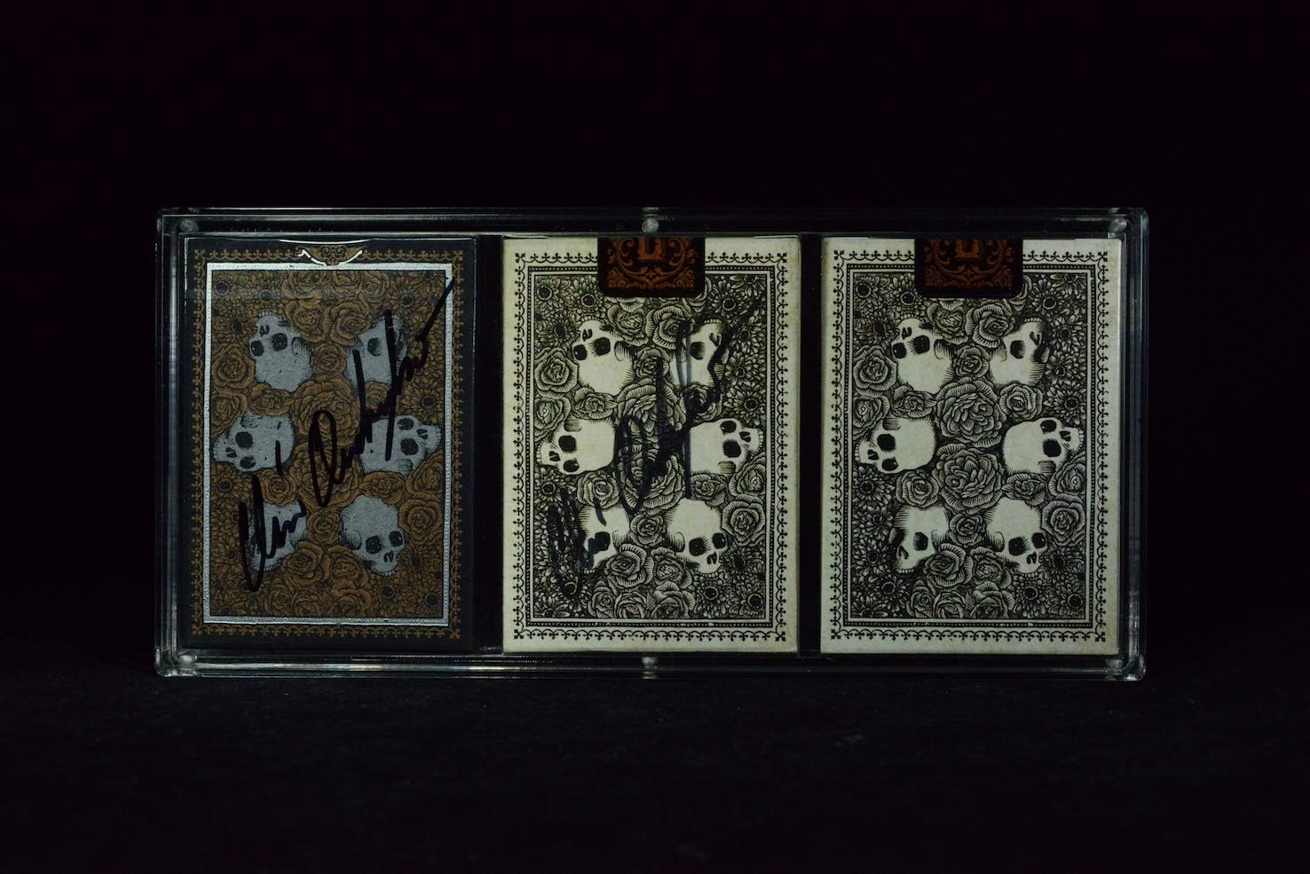 Carat X3 Triple Deck Case Holds 3 Decks of Playing Cards, Made from 5MM Acrylic, with Neodymium Magnetic Cover