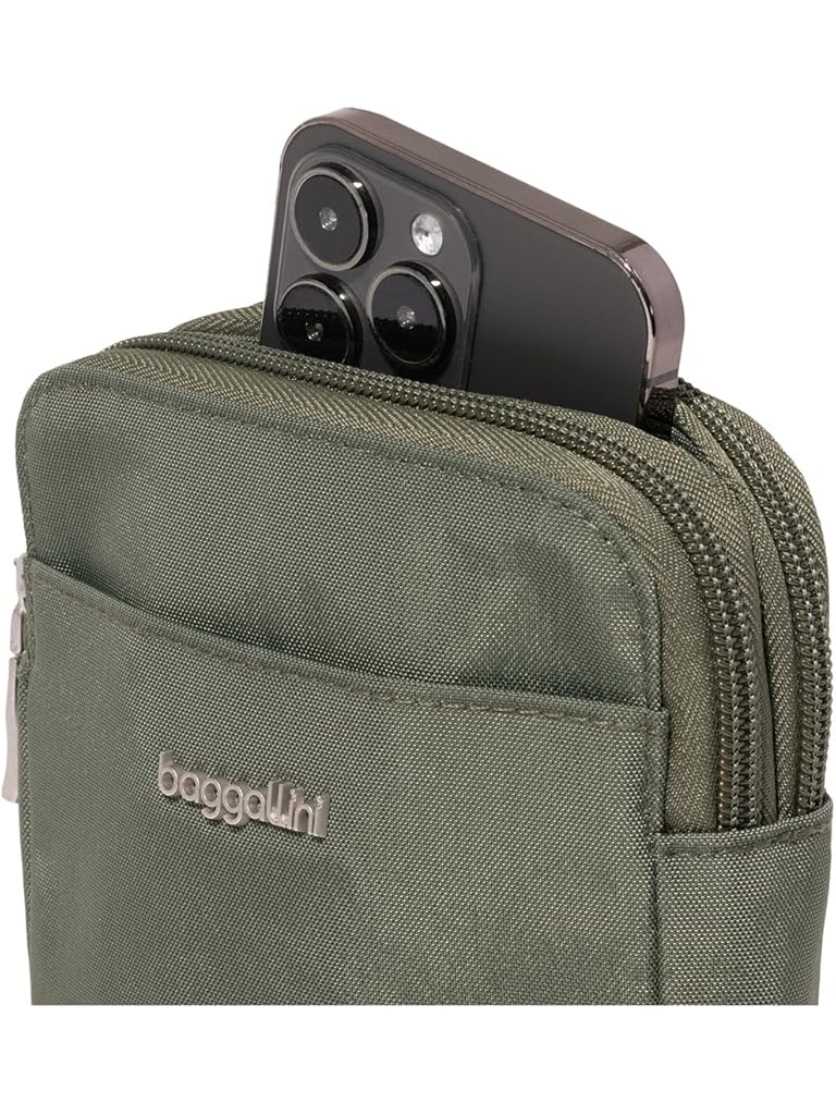 Gray Baggallini Modern Take Two RFID Crossbody