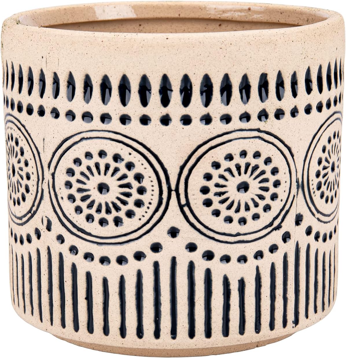 Ceramic Planter 4 Inch Plant Pots Indoor Outdoor Succulent Plant Pot Flower Pots Mid-Century Planter Ceramic Pot - Image 9