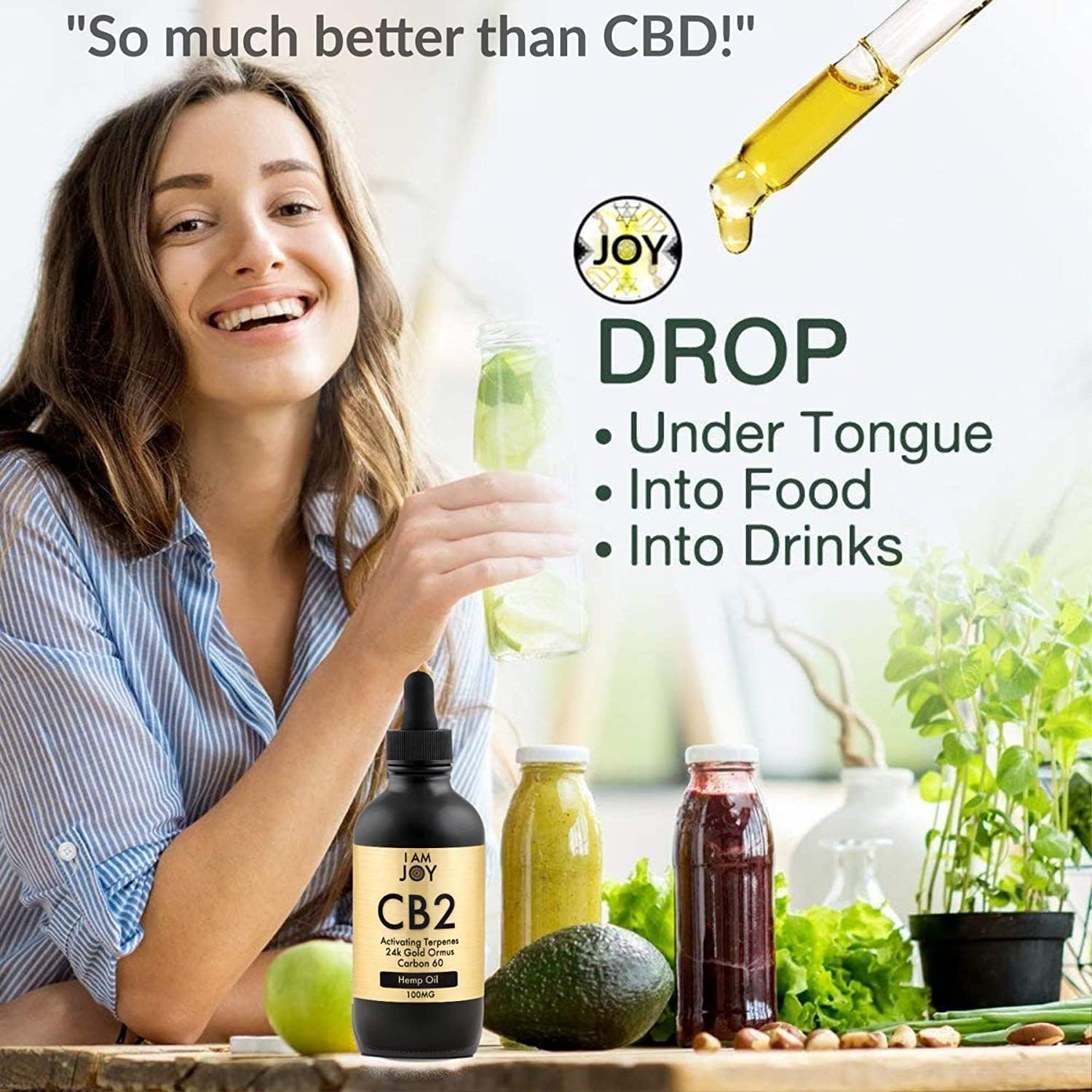 🛒 Flаѕh Sаlе I Am Joy: Pure Hemp Oil Extract, CB2 Terpenes, 24k Gold Ormus, C60, Lavender, Rose & Lemon Flavor - May Help with Stress Support, Relief Focus Clarity Happiness 4oz 100mL Uр Tо 40% оƒƒ I Am Joy: Pure Hemp Oil Extract, CB2 Terpenes, 24k Gold Ormus, C60, Lavender, Rose & Lemon Flavor - May Help with Stress Support, Relief Focus Clarity Happiness 4oz 100mL