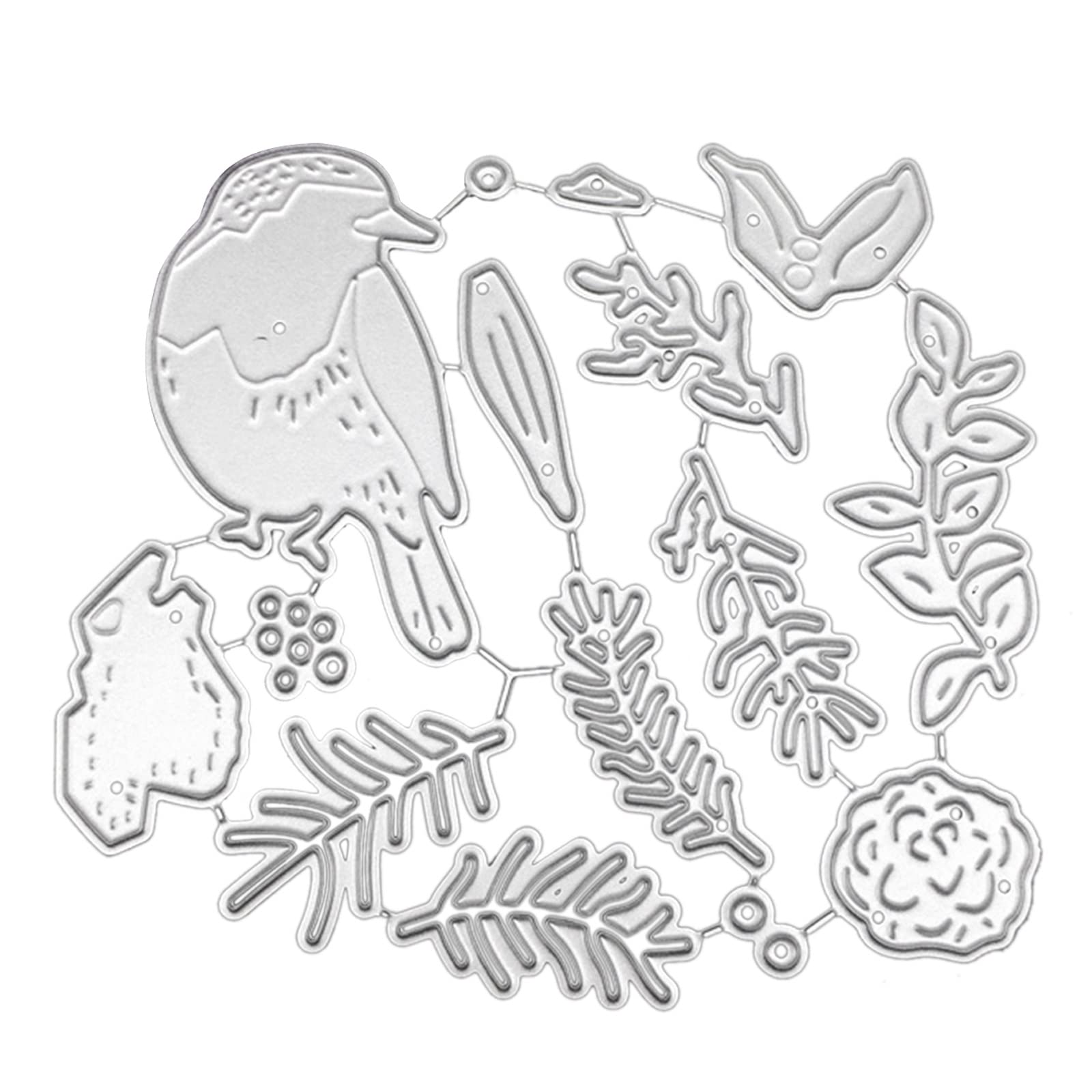 Metall-Stanzschablone 'Vogeltaube' – Aus Karbonstahl, Für Basteln, Karten, Scrapbooking & Dekoration