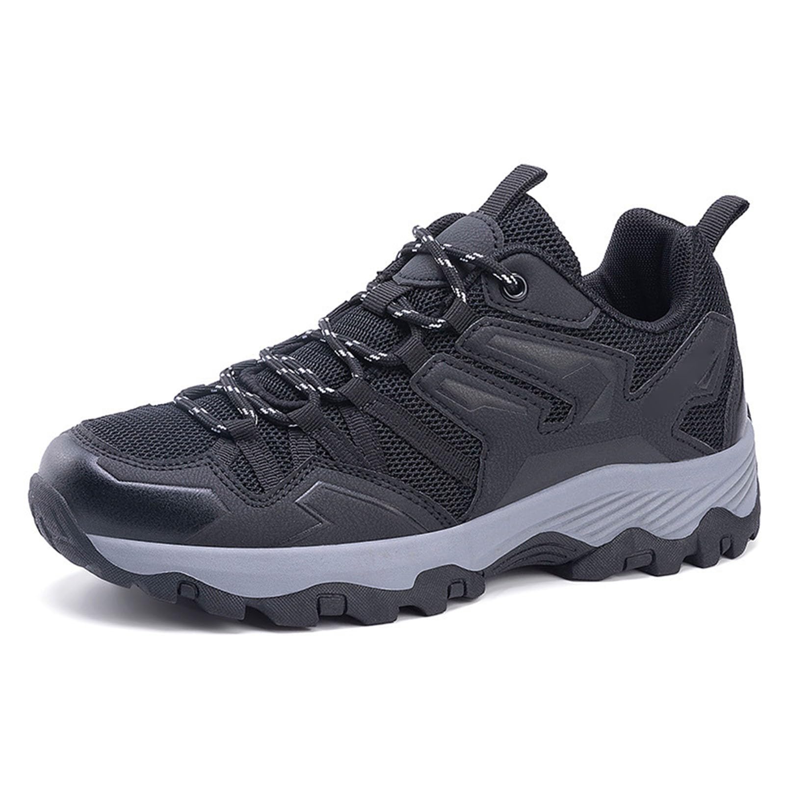 Generisch Wanderschuhe Herren Leicht Luftig Outdoorschuhe Mesh Atmungsaktiv
