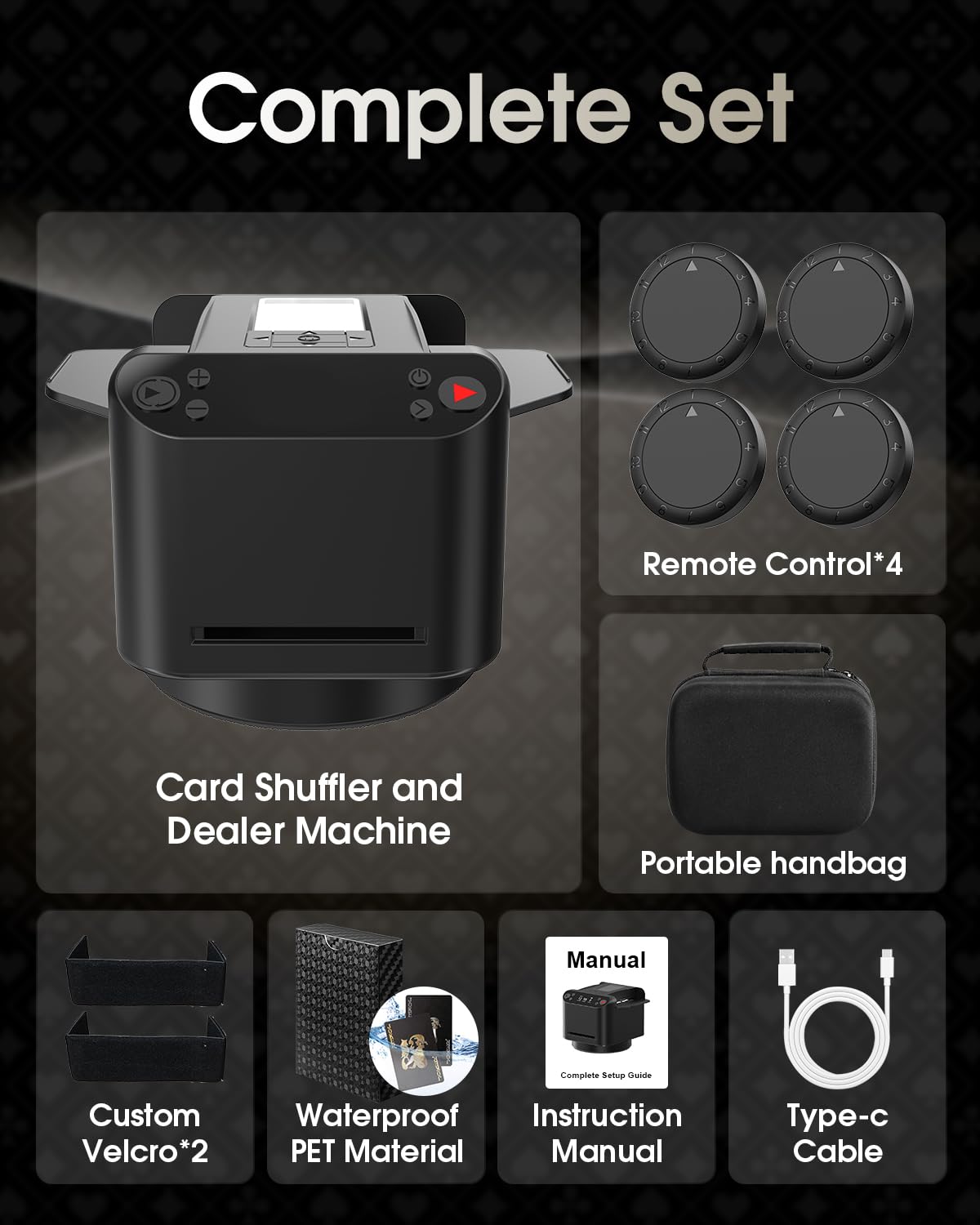 Barajador automático de cartas y distribuidor