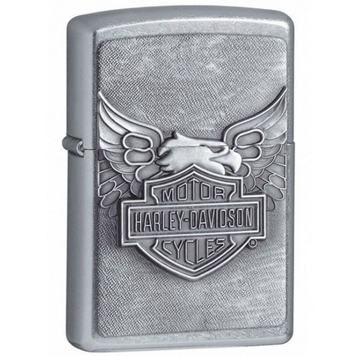 Zippo Harley Davidson Aigle briquet essence rechargeable pour motard et collectionneur