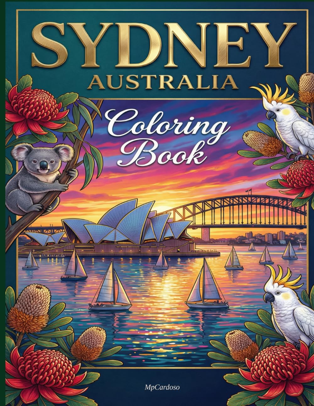 Sydney Coloring Book: Iconic Landmarks, Cityscapes and Relaxing Illustrations