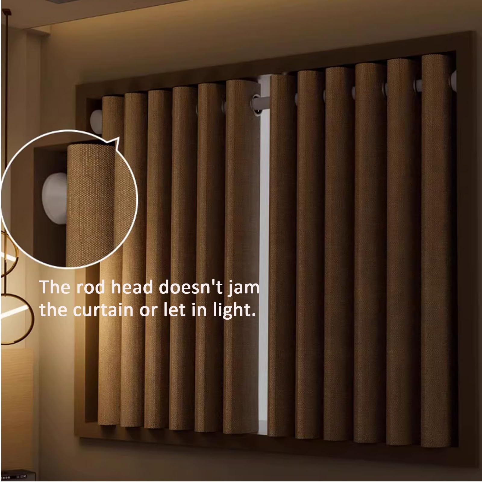 Klemmstange Ausziehbar 40-500cm, Gardinenstange ohne Bohren, Teleskopstange Edelstahl, teleskopstange zum klemmen Rutschfest wasserdicht für Fenster Badezimmer Schränke(Schwarz,210-300cm)