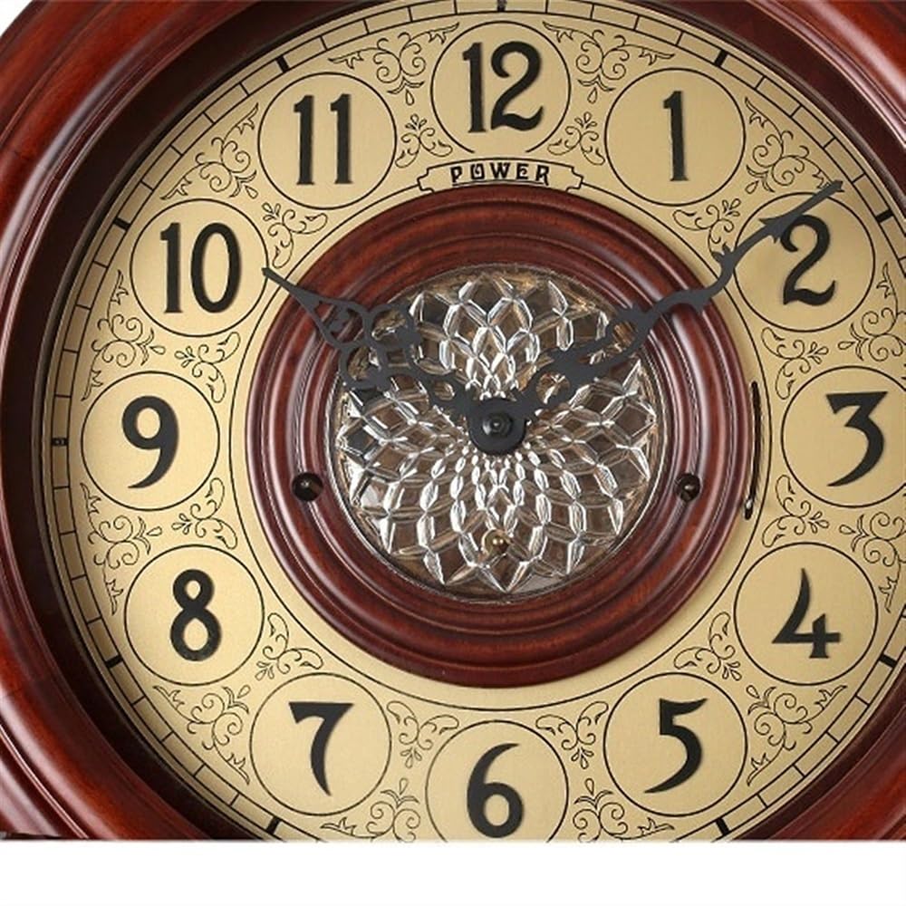 Decorativo Reloj de pie retro musical mecánico estilo chino para la oficina | Reloj de piso Reloj de sala de estar