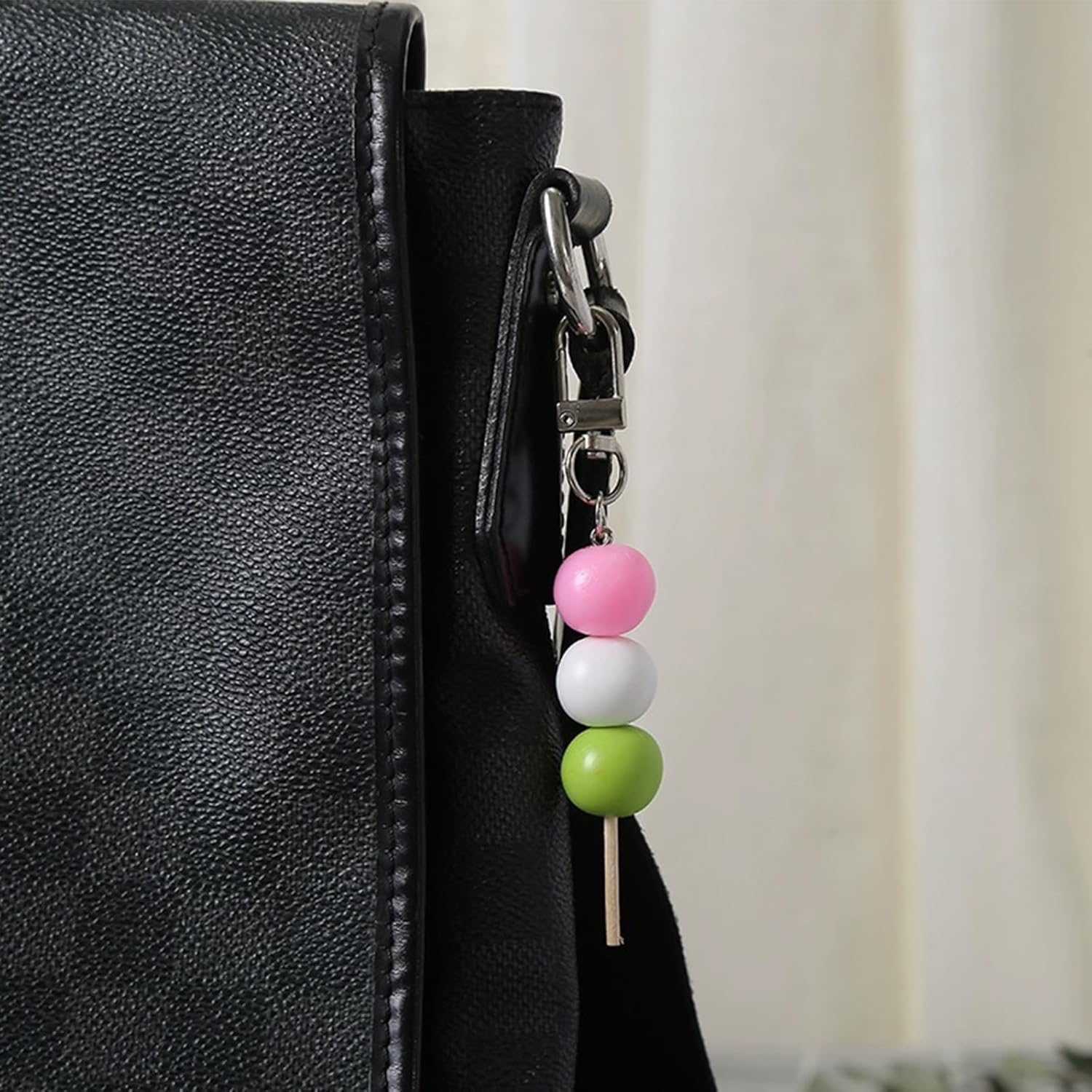 Angyape Cute Mini Food Keychain Funny Beaded Keychain Bag Charms Purse Charms for Handbags Novelty Accessories for Women Gift - Image 4