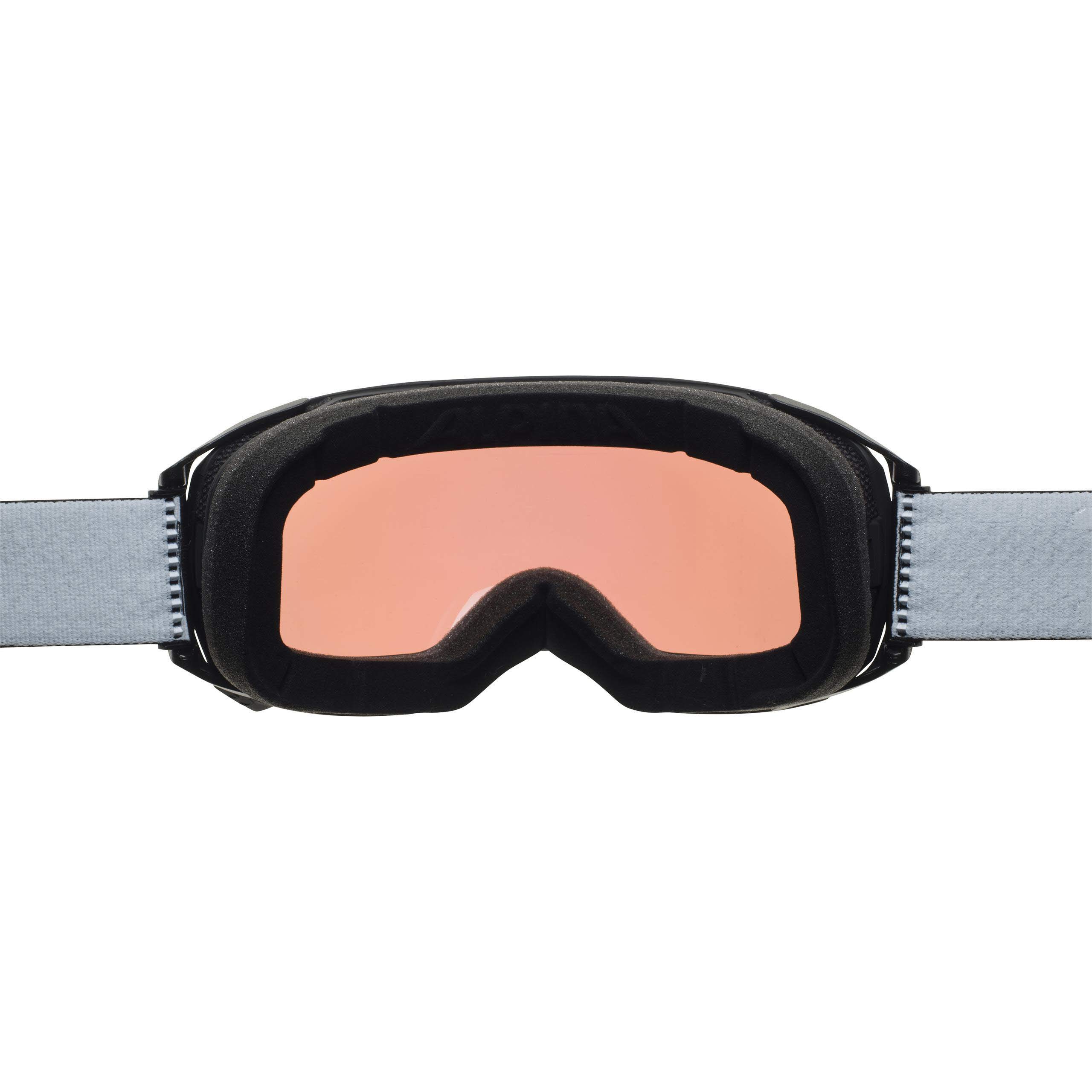 ALPINA Big Horn Q-Lite - Stylische Skibrille, Snowboard Brille für Männer und Frauen, kontrastverstärkende Scheiben für alle Bedingungen, beschlagfreie Sicht durch Fogstop, Zuverlässiger UV Schutz