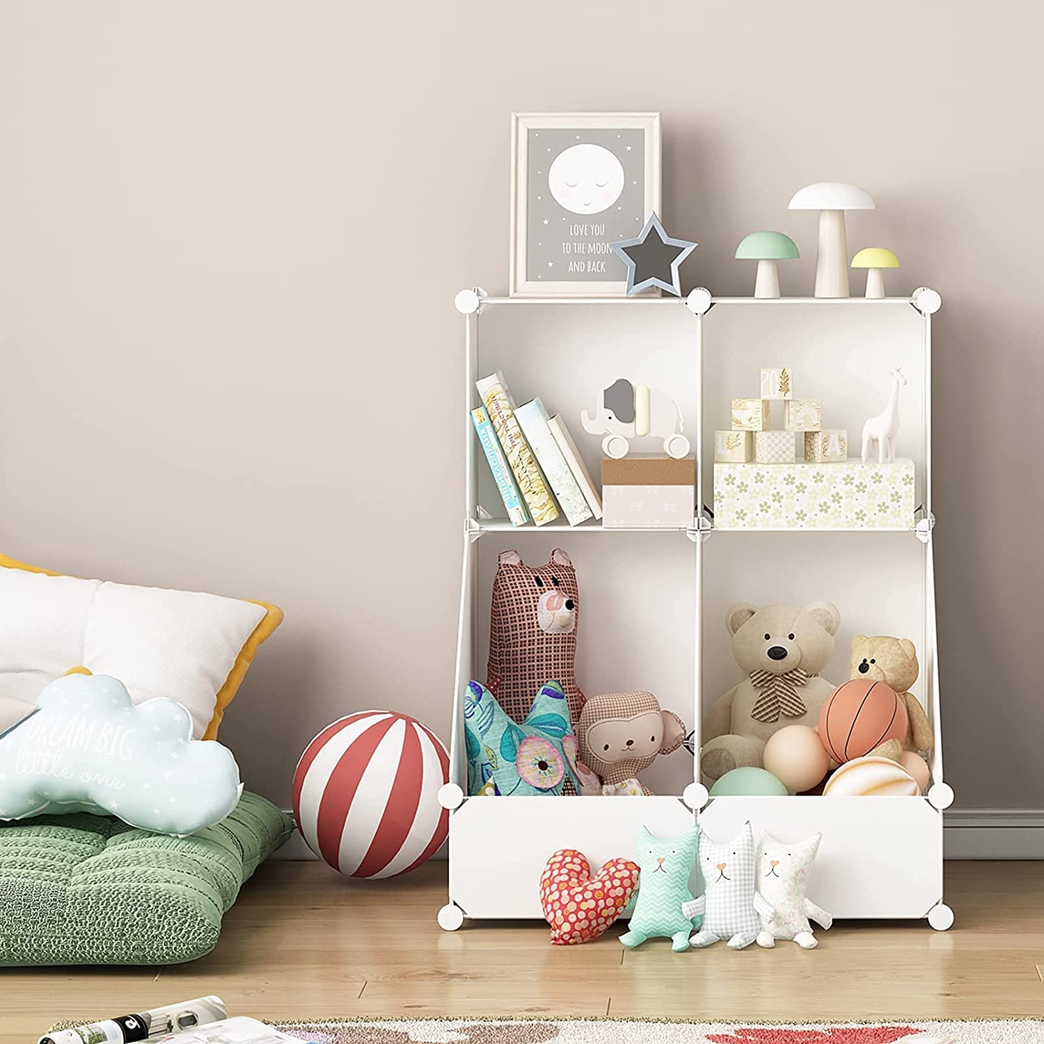 Buy Aeitc Kids Cube Storage Organizer Kid Bookcase Closet Shelves