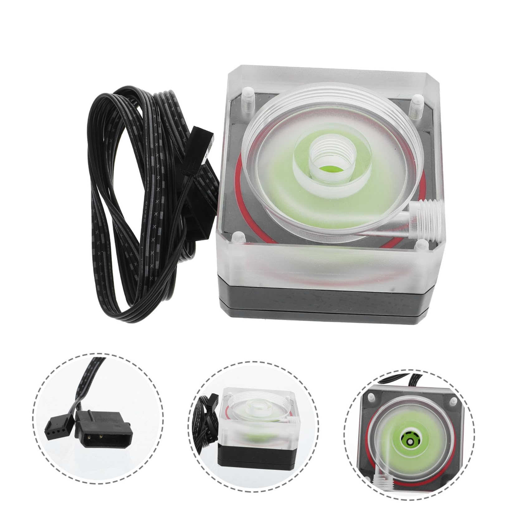 Artibetter Kit Raffreddamento Liquido Cpu Con Pompa Dissipatore Compatto Per Computer Design Professionale e Facile Installazione Per Appassionati