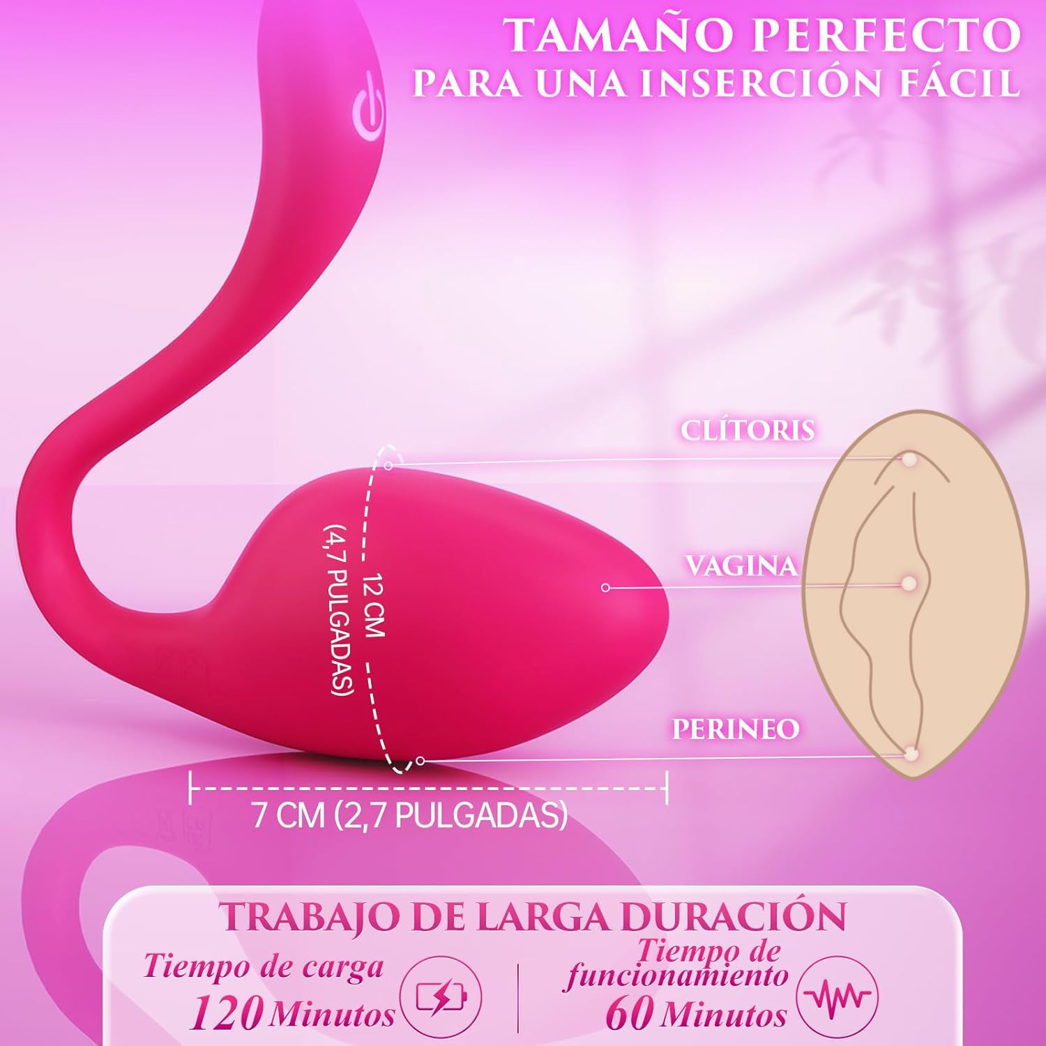 Cacuola Vibradorador Mujer Juguetes Eróticos Para Pareja Sexuales, App Vibrador Mando Distancia, 9 Modos Vibradorador Clítoris Control Remoto, Consoladores.. Para Mujer con Vibración Juguetes Sexuales