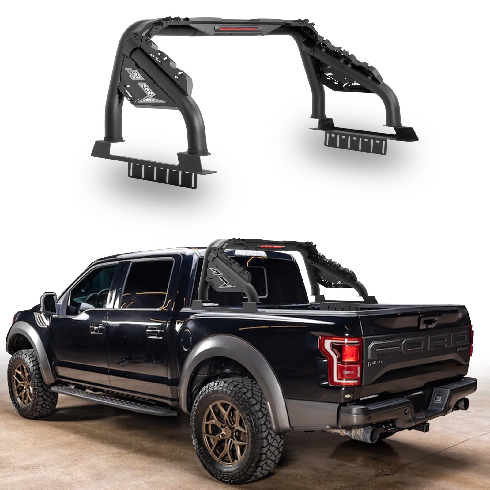 ADI OFF ROAD Sport Roll Bar Chase Rack for Trucks F-150, F250, F350, Silverado Sierra Ram 1500 2500, Tundra, Titan XD