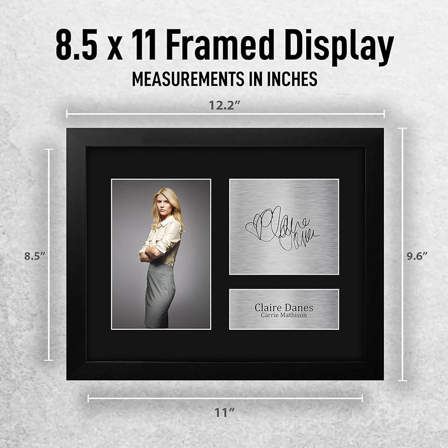 Amazon.com: HWC Trading Claire Danes Homeland Framed Gifts