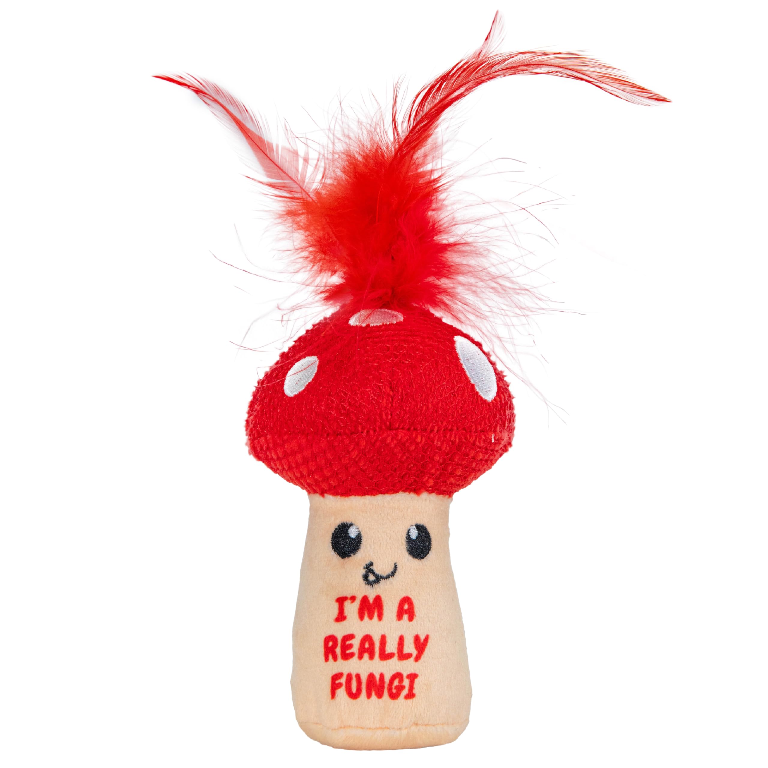 Catstages A Really Fungi Mushroom Interactive Cat Kicker Toy, 5"