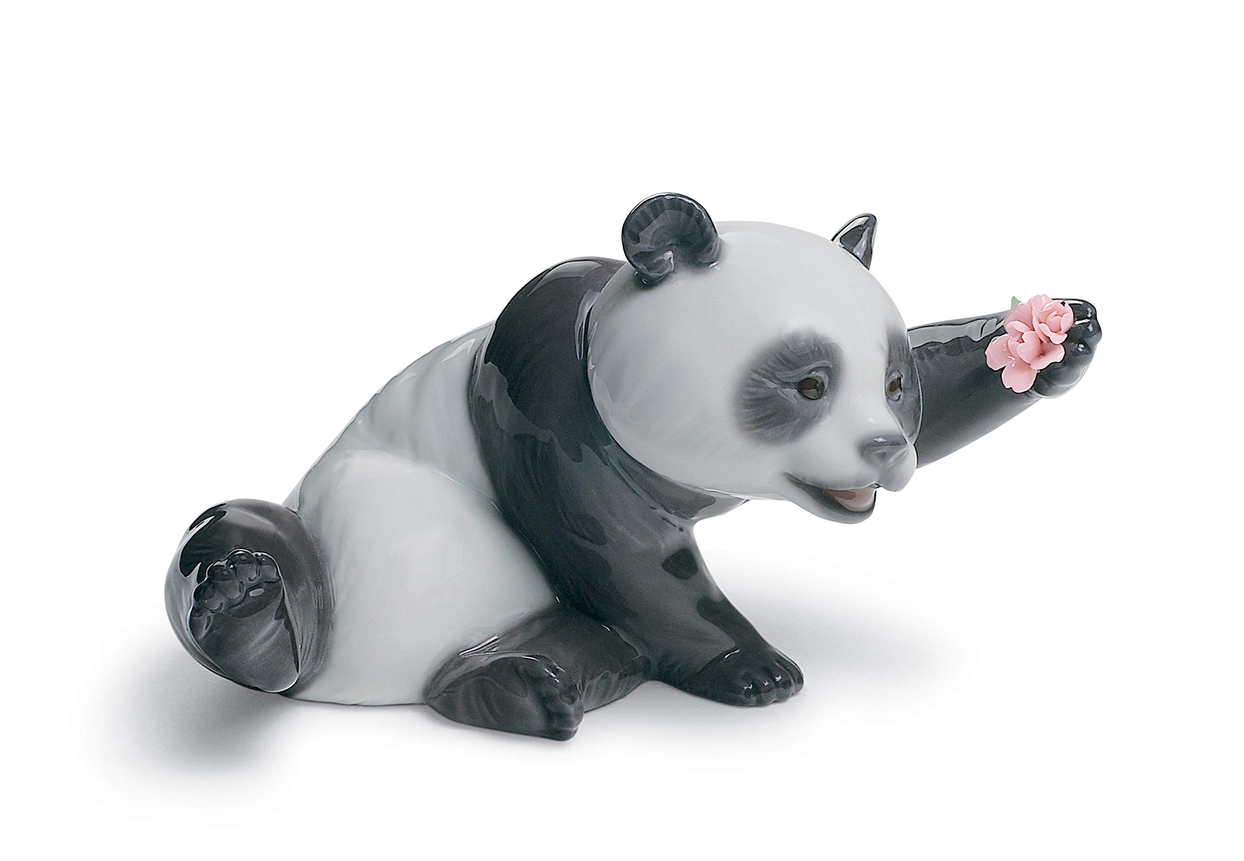 Amazon.com: Lladro Jolly Panda Porcelain Figurine : Home & Kitchen