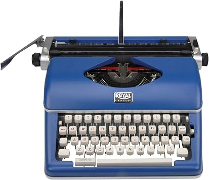 Royal 79106B Classic Manual Typewriter (Blue)