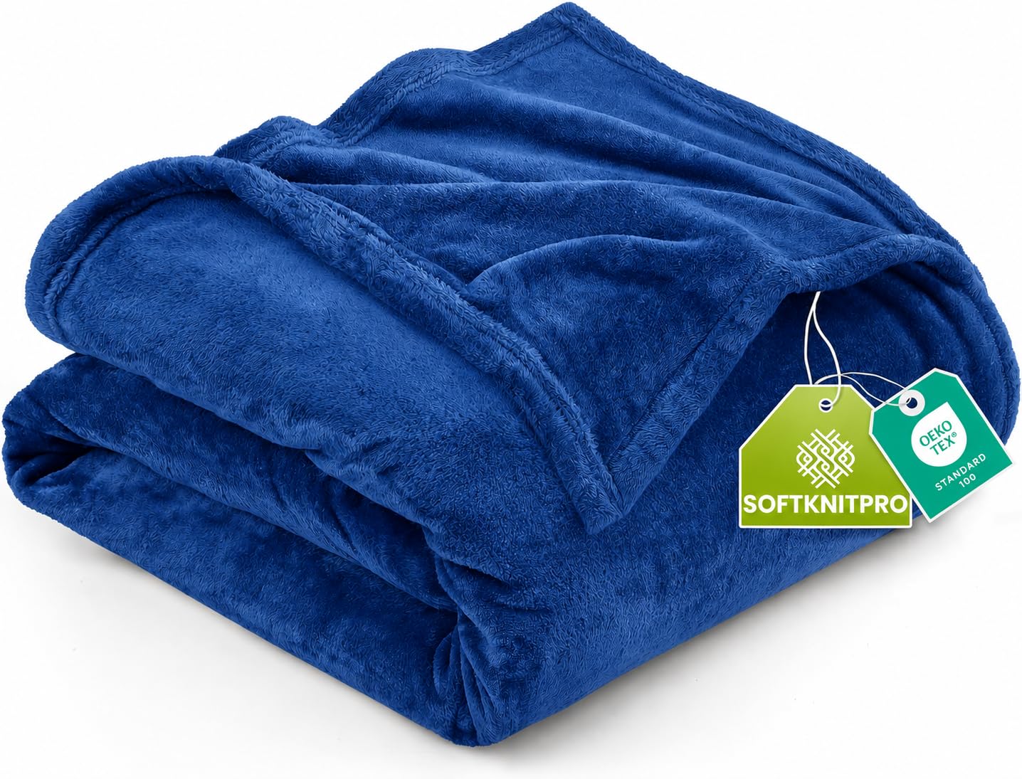 Amazon.com: Utopia Bedding Fleece Blanket Throw Size Navy 300GSM