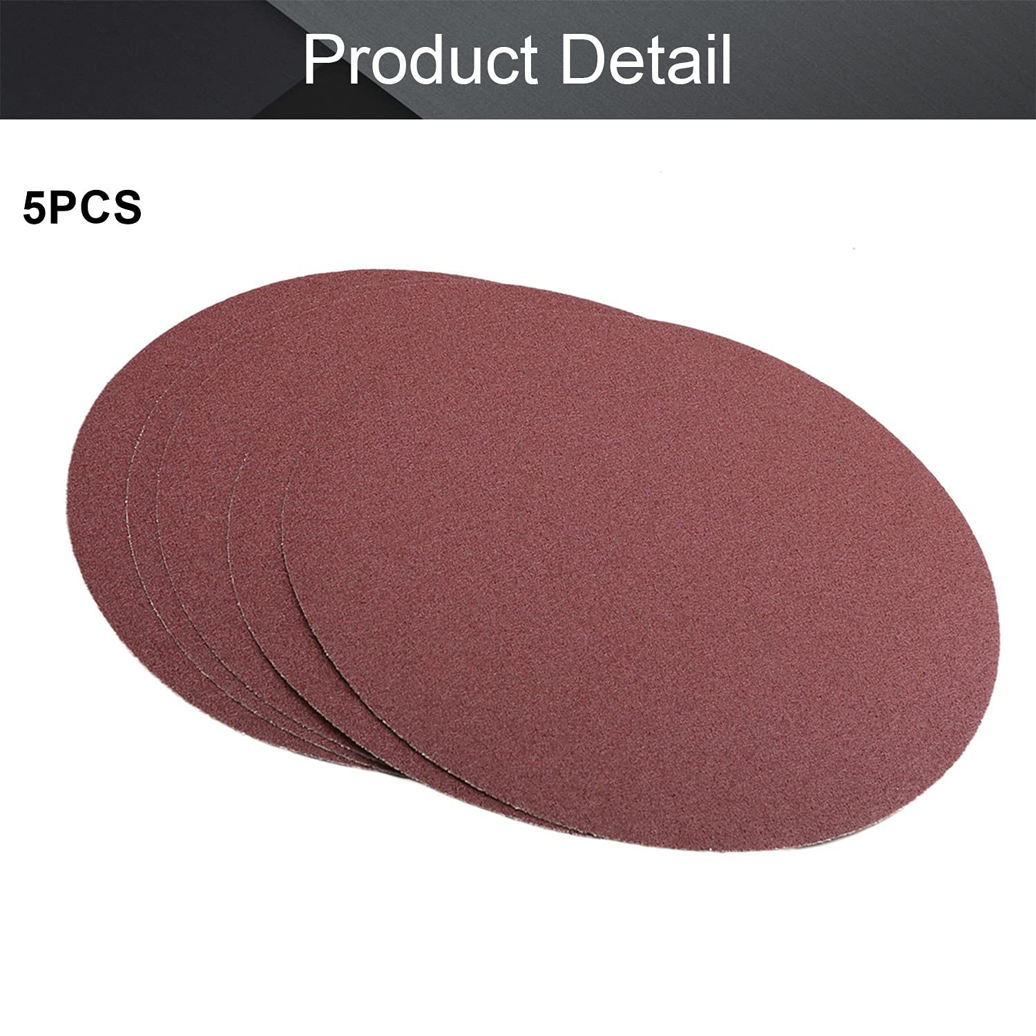 12" Aluminum Oxide Sanding Discs - 5 Pack -4 12" Aluminum Oxide Sanding Discs - 5 Pack -4