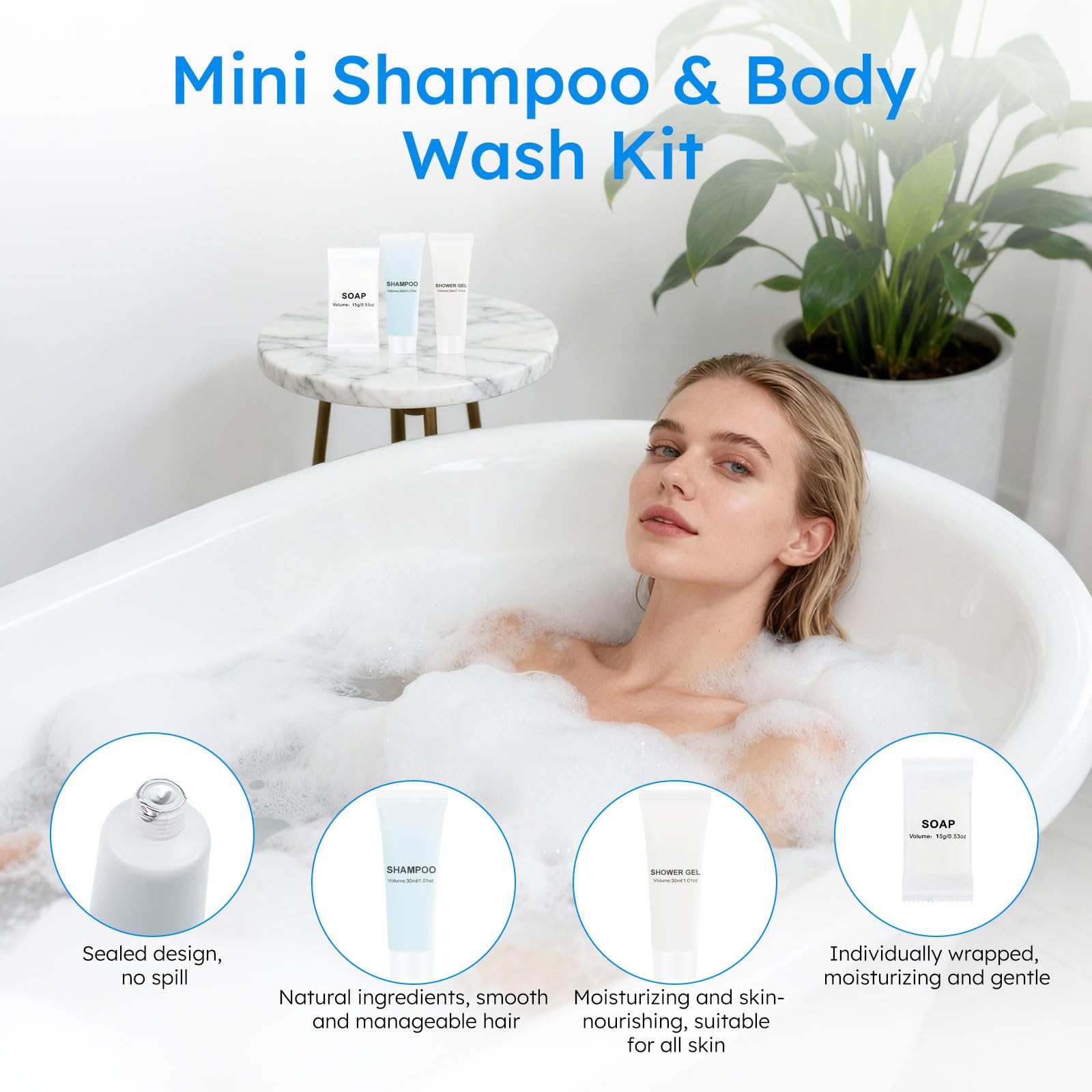 I kit igienici e i kit convenienza alla rinfusa presentano una confezione individuale a doppia tenuta. I kit di igiene personale sono adatti per hotel, campeggio, uso domestico e viaggi