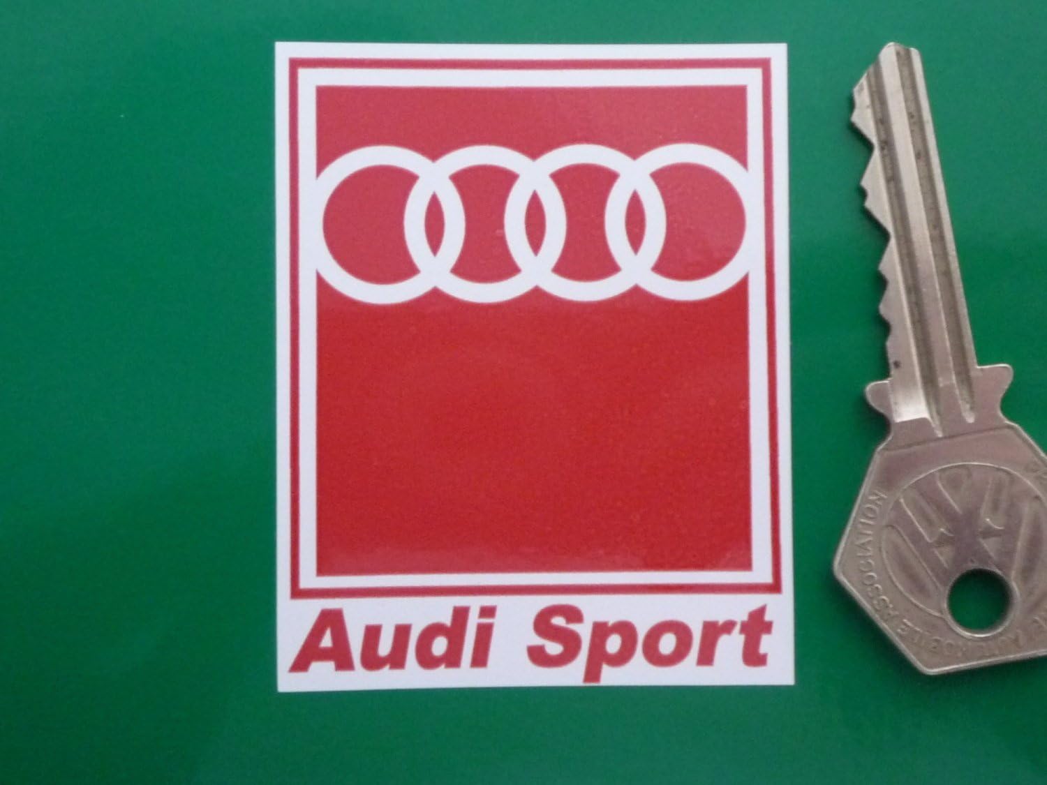 Amazon.co.jp Audi Sport Oblong Stickers アウディ ステッカー デカール シール 海外限定 52mm
