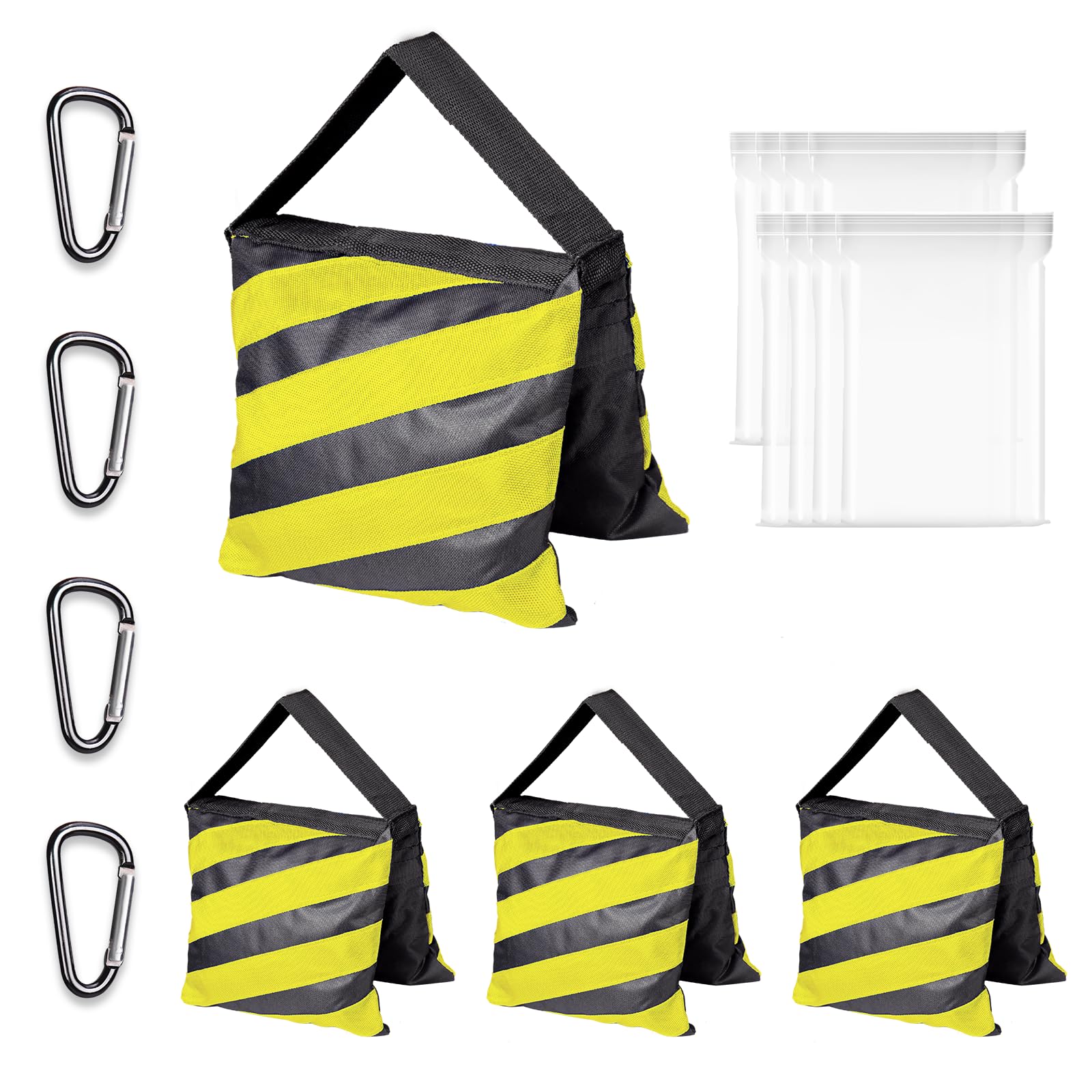 EMART Heavy Duty Sandbag,Weight Bags Photo Studio Saddlebag Design for Photography Stand Light Stand Tripod Outdoor Patio