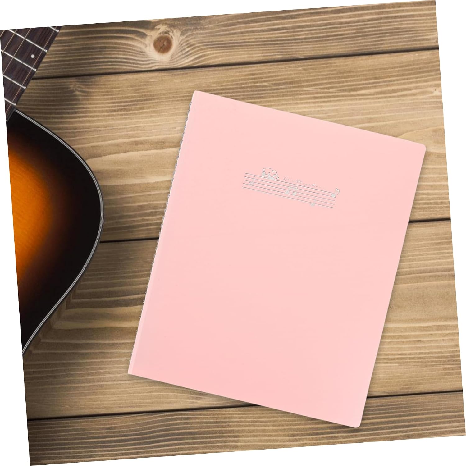 BESTonZON 2pcs Transparent Music Sheet Folder Folder for Sheet Music Documents and More Pages Sides for Musicians