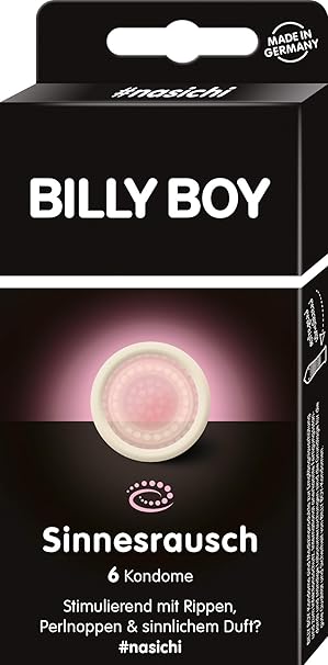 Amazon De Billy Boy Sinnesrausch Kondome Transparente Kondome Mit Rippen Und Perlnoppen 6 Stuck