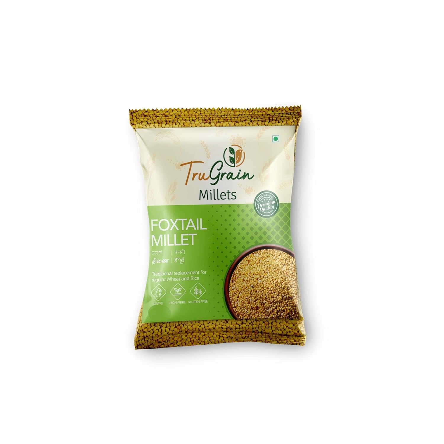 Trugrain Foxtail Millet (unpolished) 10Kg Natural Grains (Kaon/Kang/Kangni/Kakum/Navani