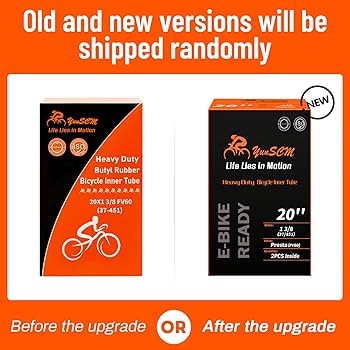 Amazon | YunSCM 2本,20 1 3/8 チューブ 肉厚,仏式バルブ60mm