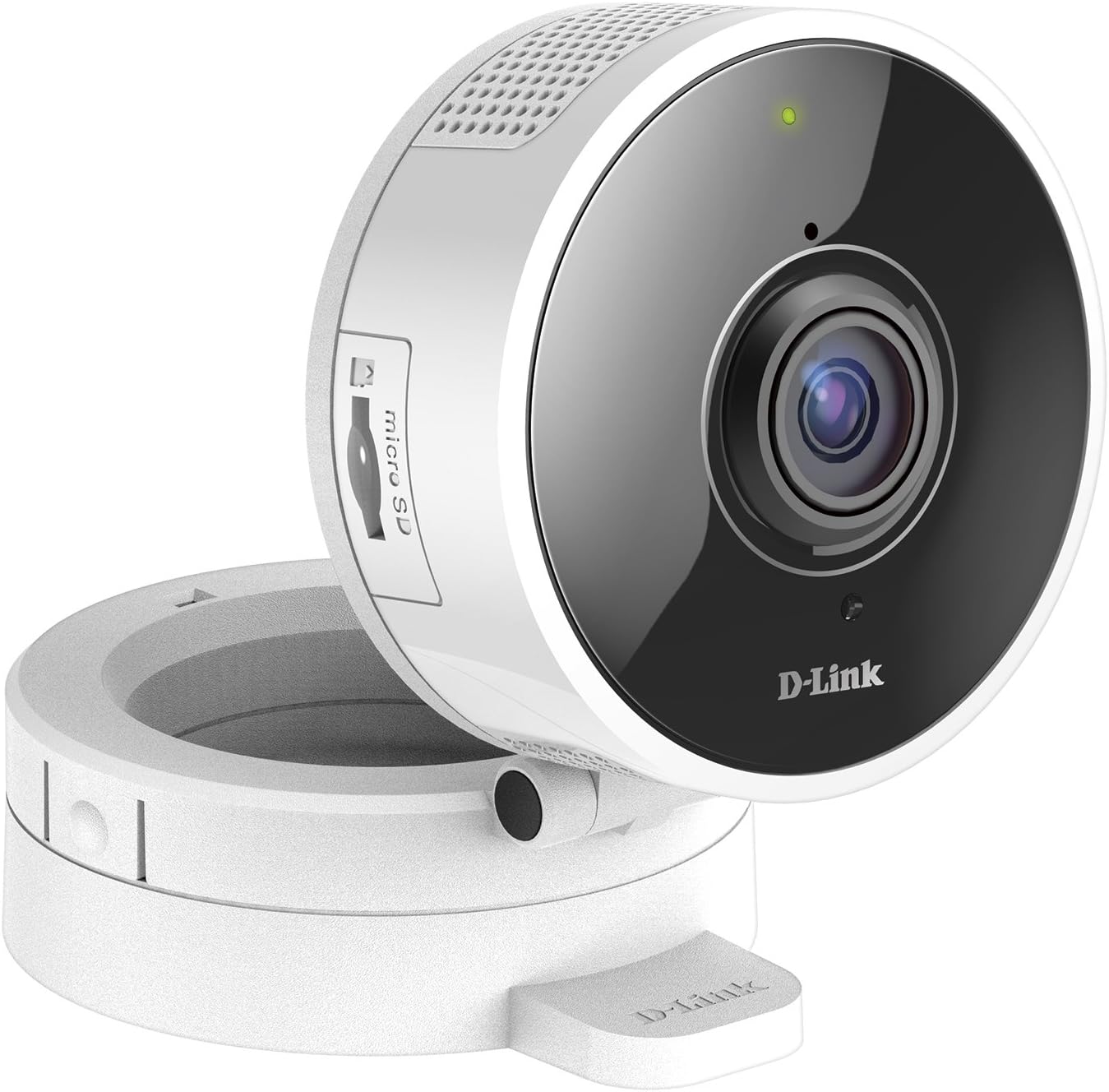 DCS-8100LH Indoor IP Surveillance Camera, 720p HD, Wi-Fi Connection, Cloud or MicroSD Recording, Sound & Motion Detection, Day & Night Vision, 2-Way Audio, Alexa & Google Assistant Compatible