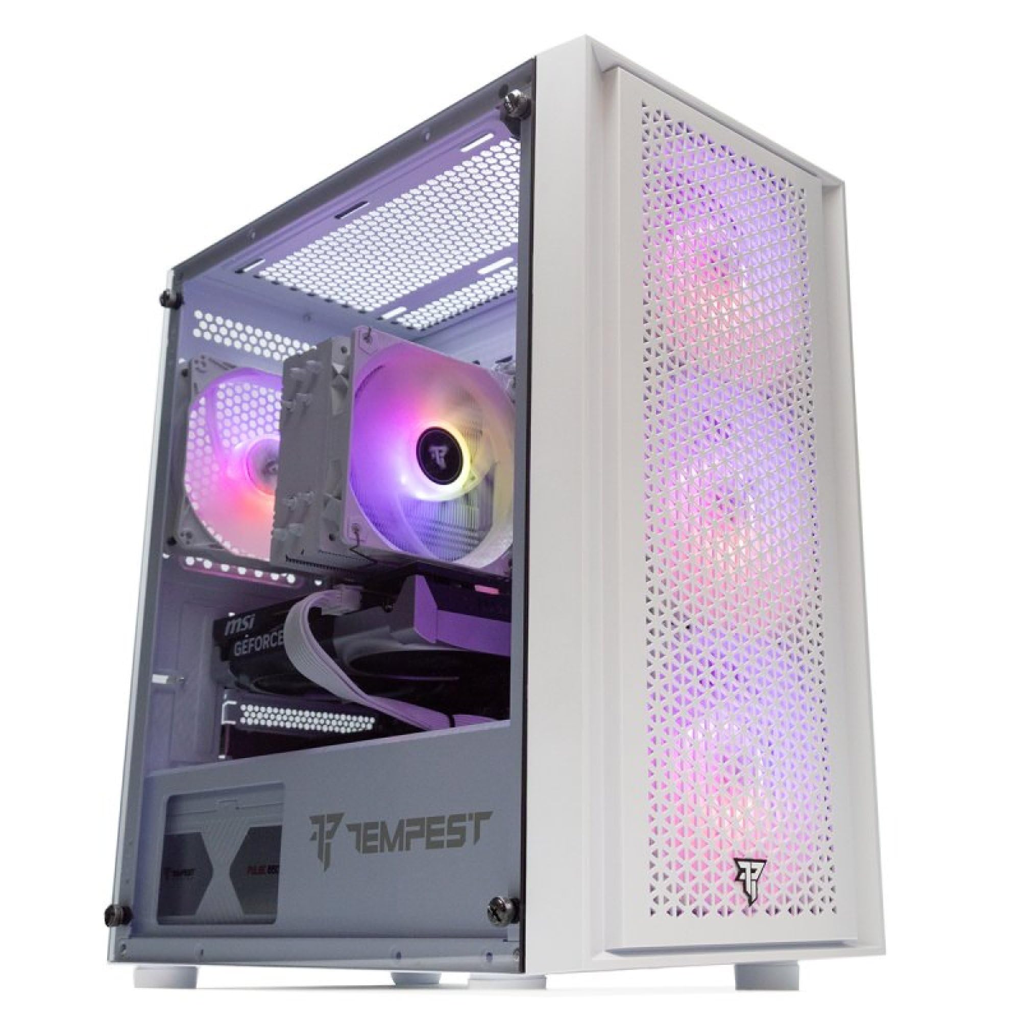 PcCom Ready Gaming PC Blanco Intel Core i5-12400F 32GB RAM 1TB SSD RTX 5060, Ordenador Sobremesa Gaming Alto Rendimiento