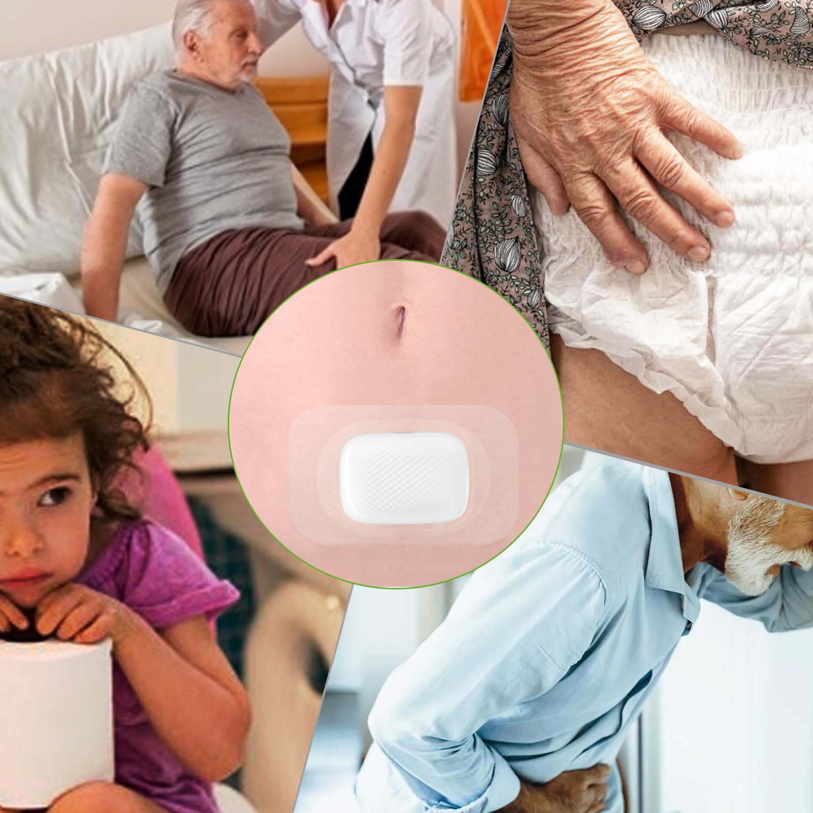 Scanner indossabile del volume dell'urina della vescica per incontinenza nefrostomia stomia forniture per la mete delle urine