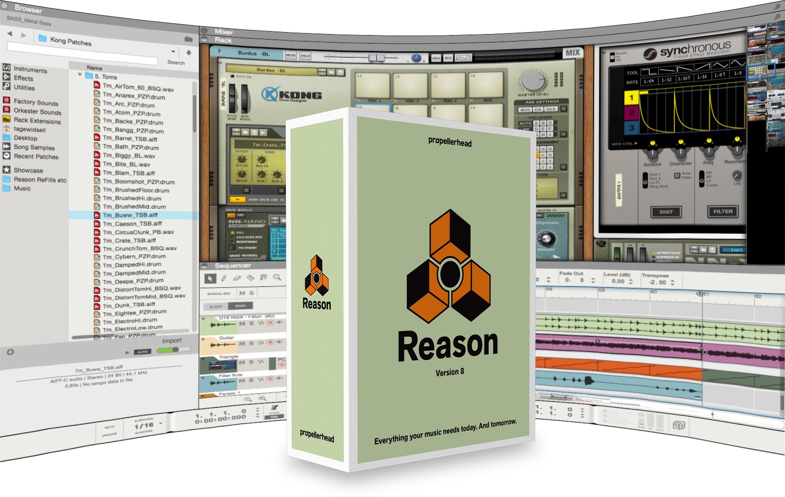 Propellerhead Reason 8 (Music Recording & Production Studio