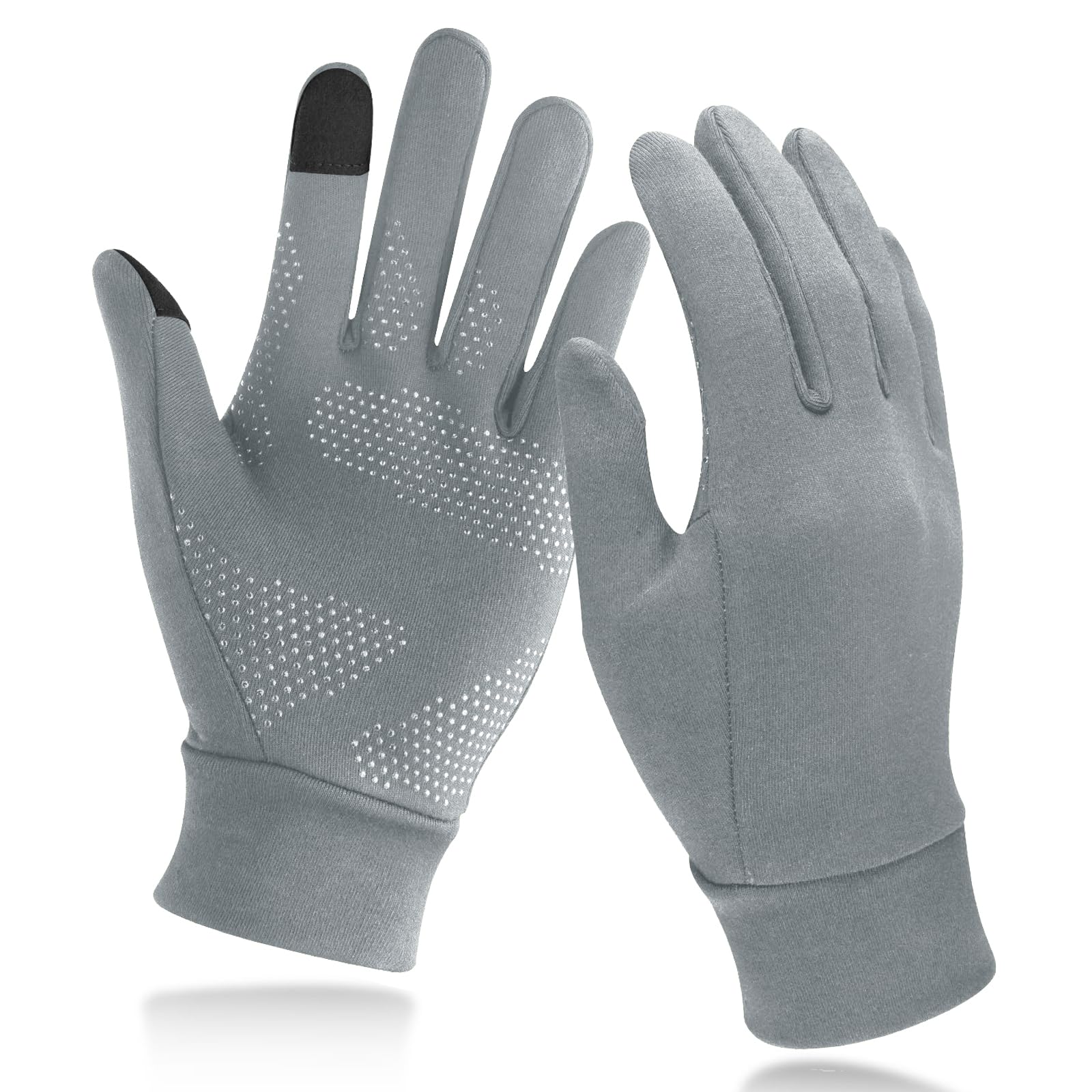 Unigear Guanti Invernali, Guanti Interni Sportivi Touchscreen Caldo Antiscivolo Sportivo per Uomo Donna, Idea per Corsa, Ciclismo, Arrampicata, Sci