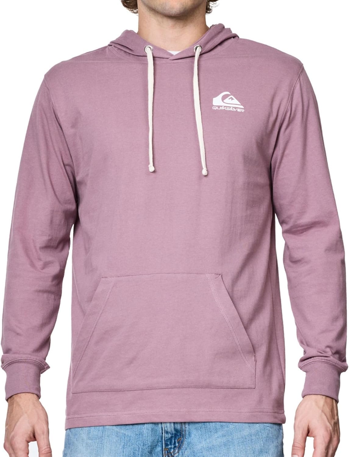 Quiksilver Hoodies for Men, Big and Tall Jersey Pullover Lightweight Sweatshirts for Men, Cotton Casual Hoodie