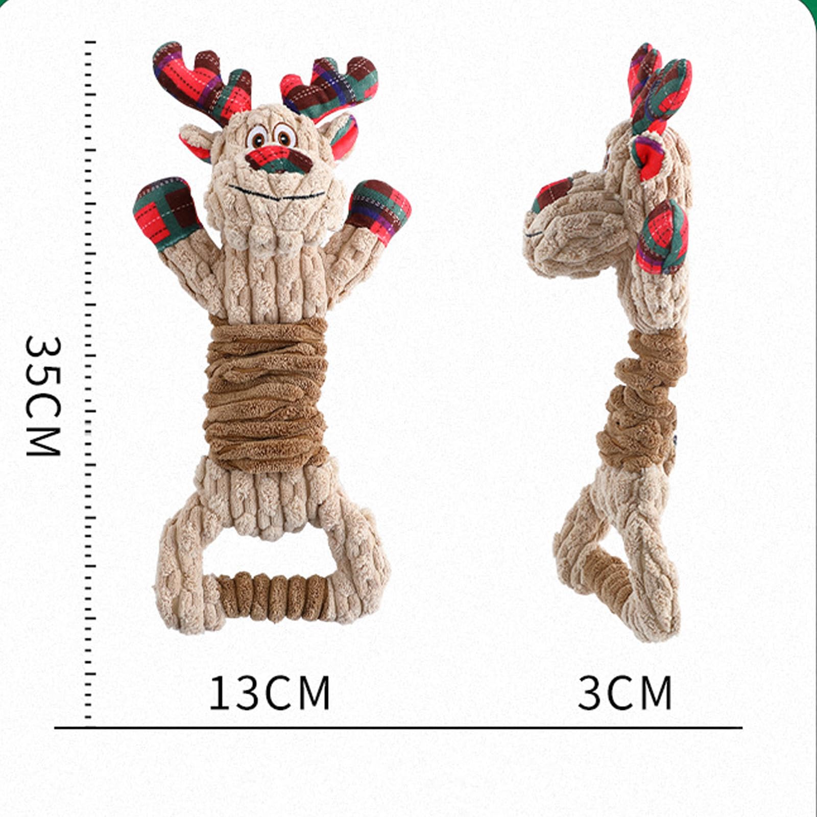 Jouets Couineurs pour Chien, Jouet en Peluche avec Papier Froissé, Jouets Interactifs pour Chiots, Petits, Moyens Et Grands Chiens,A