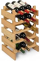 Vista 58 de Wooden Mallet, Botellero Dakota negro de 3 botellas