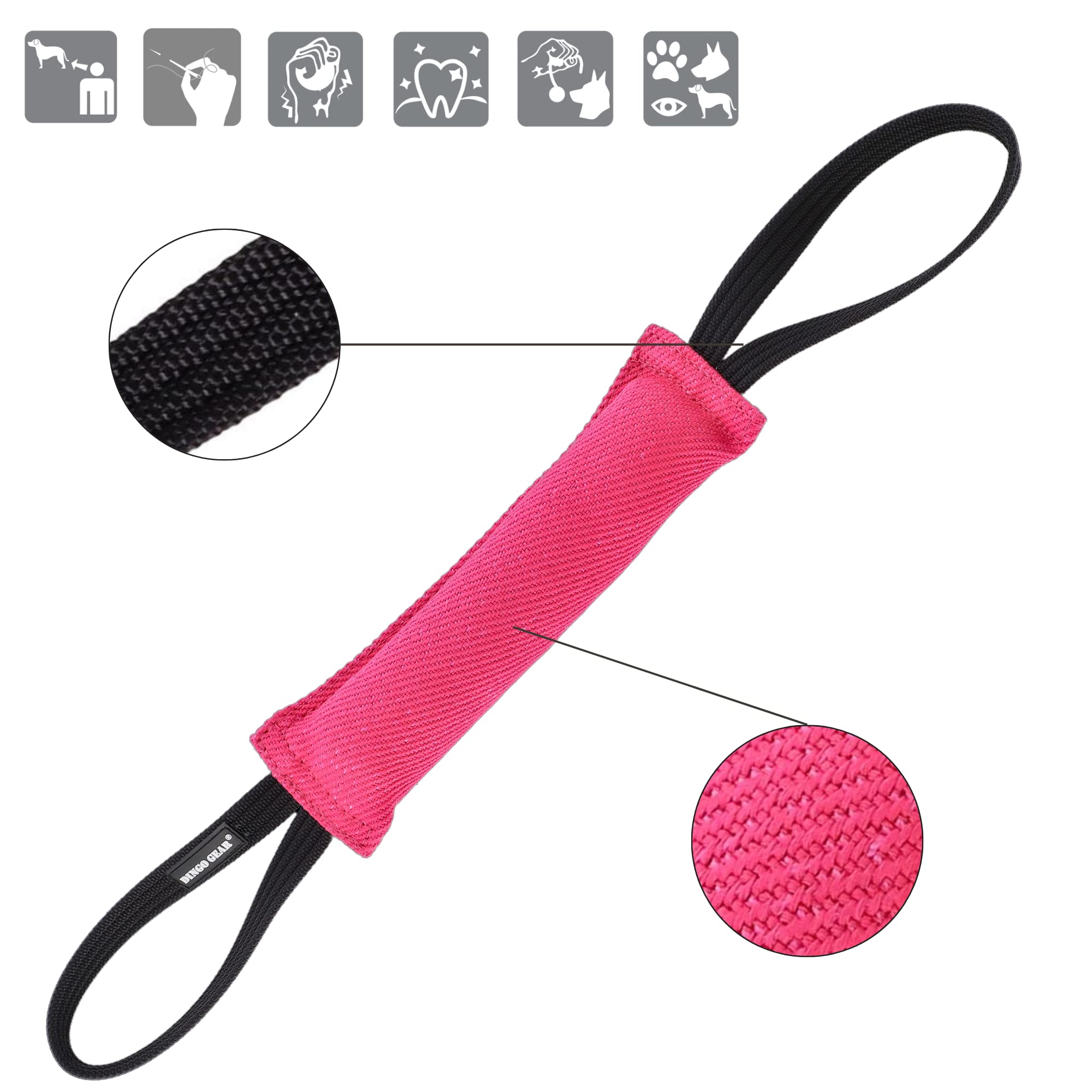 Salsiccia Da Masticare In Pelle Per Cani Dingo Gear - Giocattolo Naturale Per Addestramento - Foto 7