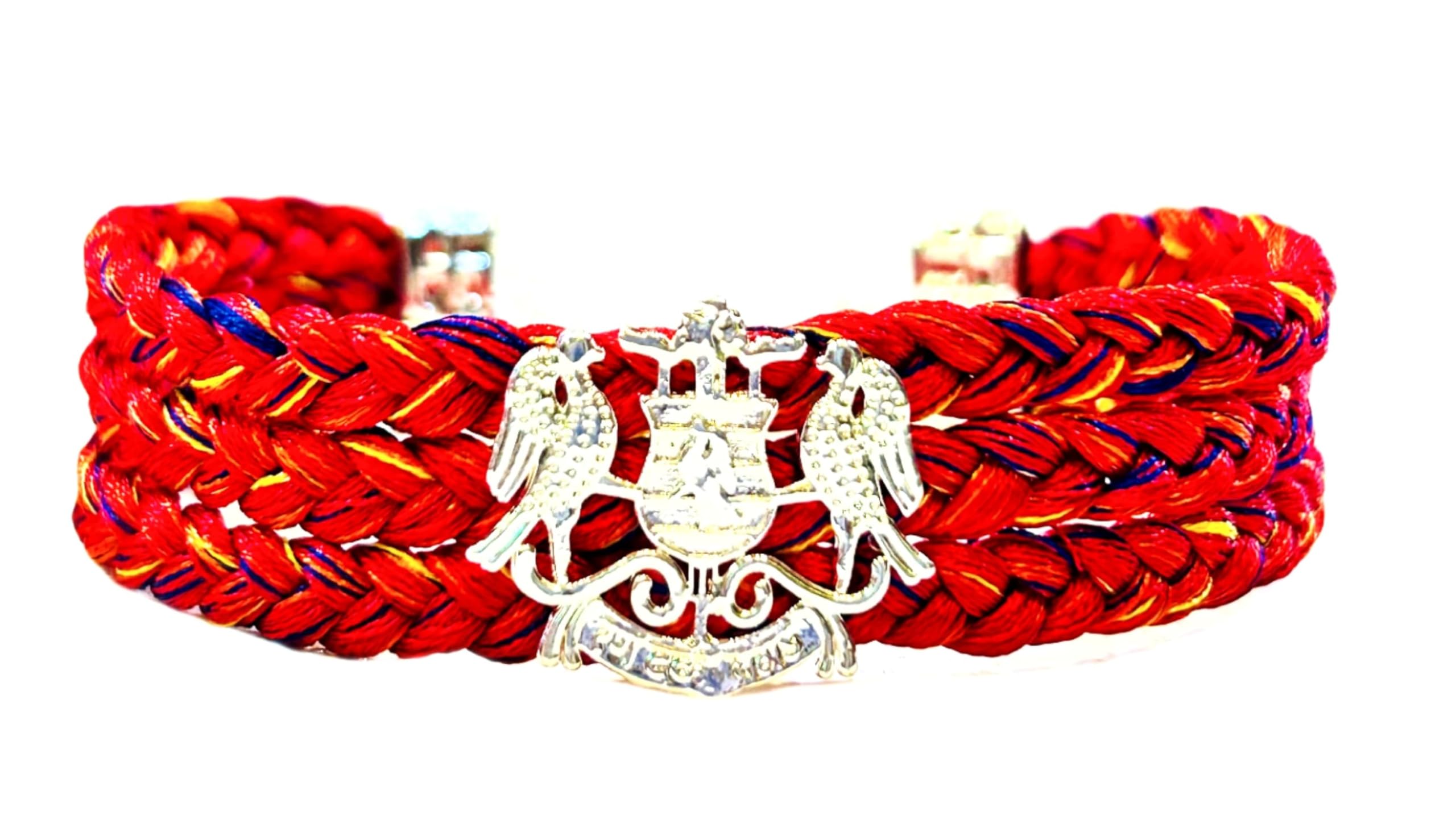 See full amazon price history chart for Regal Moli Brass Cuff, Red and Orange Braided Bracelet with Embellished Clasp Regal Moli Brass Cuff, Red and Orange Braided Bracelet with Embellished Clasp (B0DFWNHB8P) Amazon Price History, Amazon Price Tracker