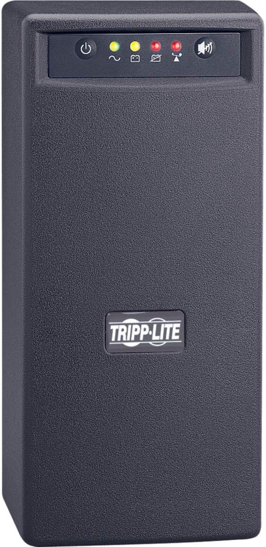 Tripp Lite OmniSmart 500VA 300W Line-Interactive UPS, 120V, 6 Outlets, Tower, USB Port