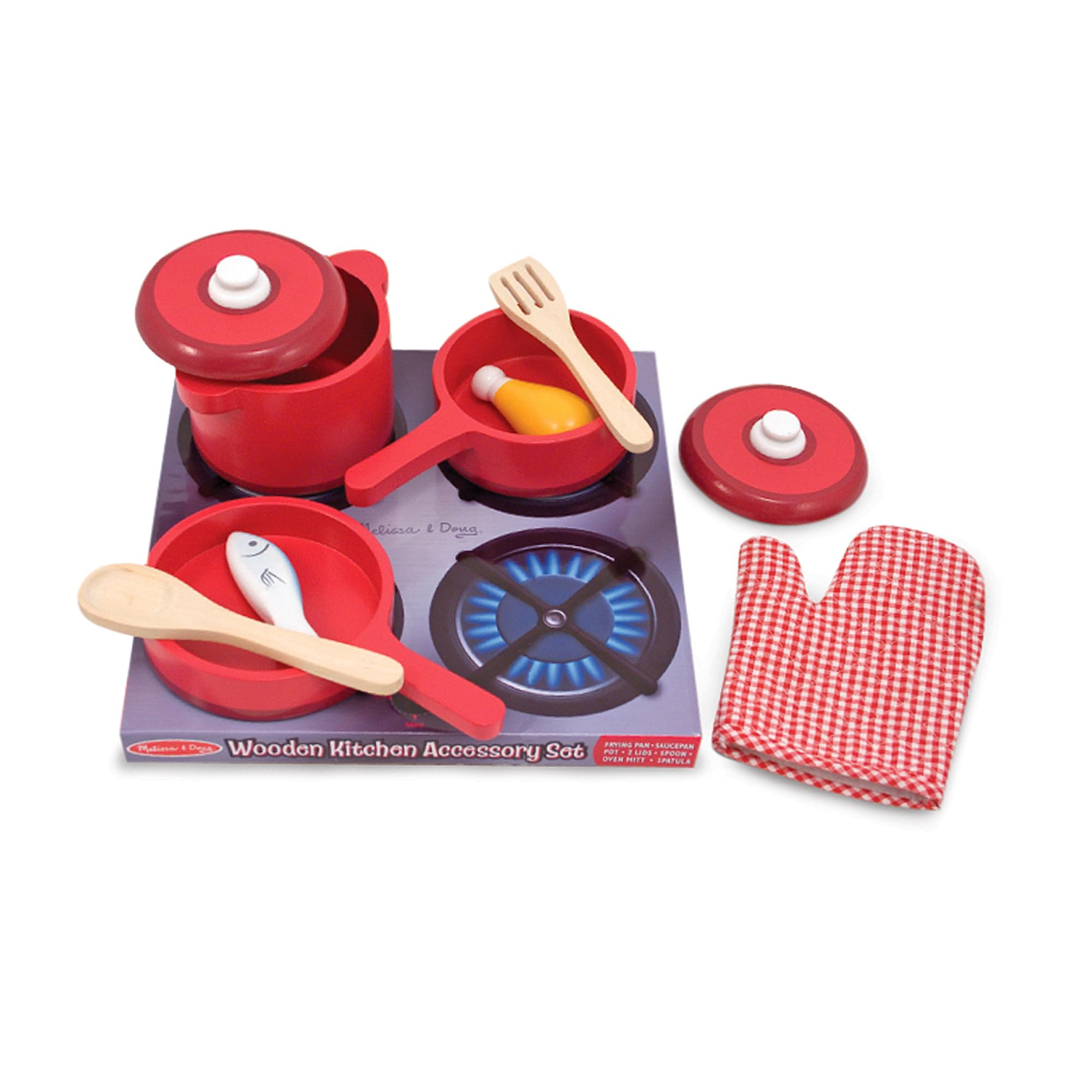 Melissa & Doug – Set di Accessori da Cucina in Legno