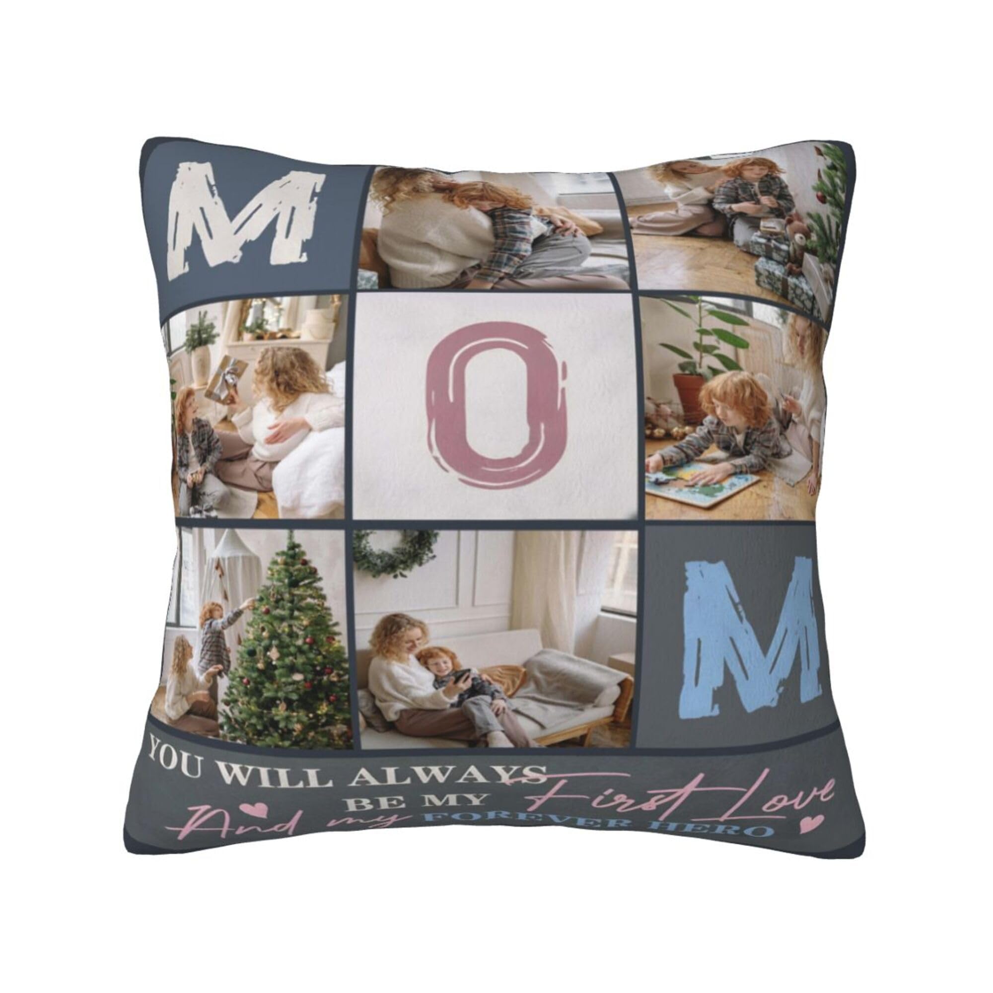 NGGBBDYGB Custom Name Pillow Personalized Pillow Custom Throw Pillow Cover 18x18 Pillow Covers Gift