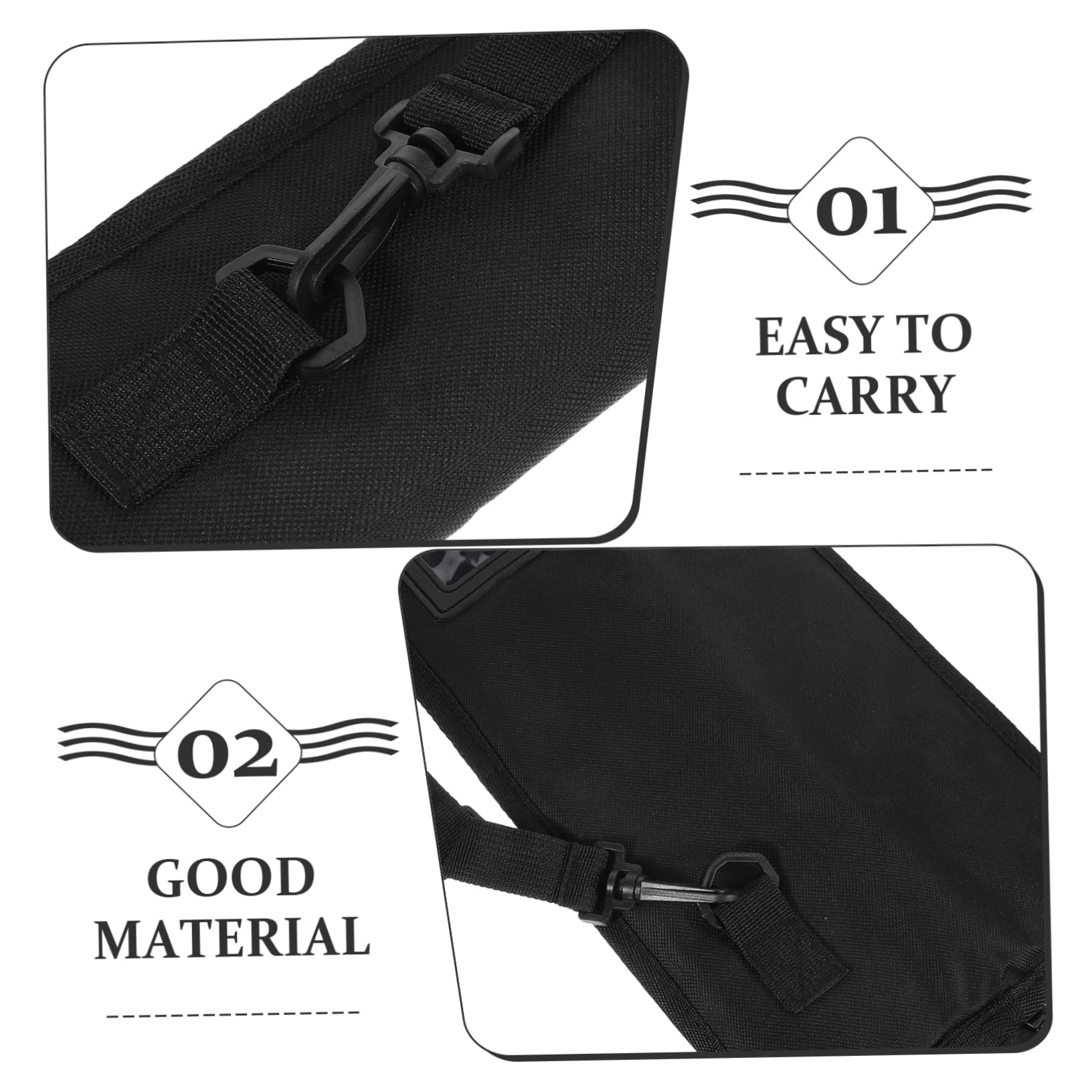 Levemolo Drumstick Holder Bag Capacity Drumstick Carry Case for Multiple of Mallets Stylish Design for Percussion Instruments Storage and Transport